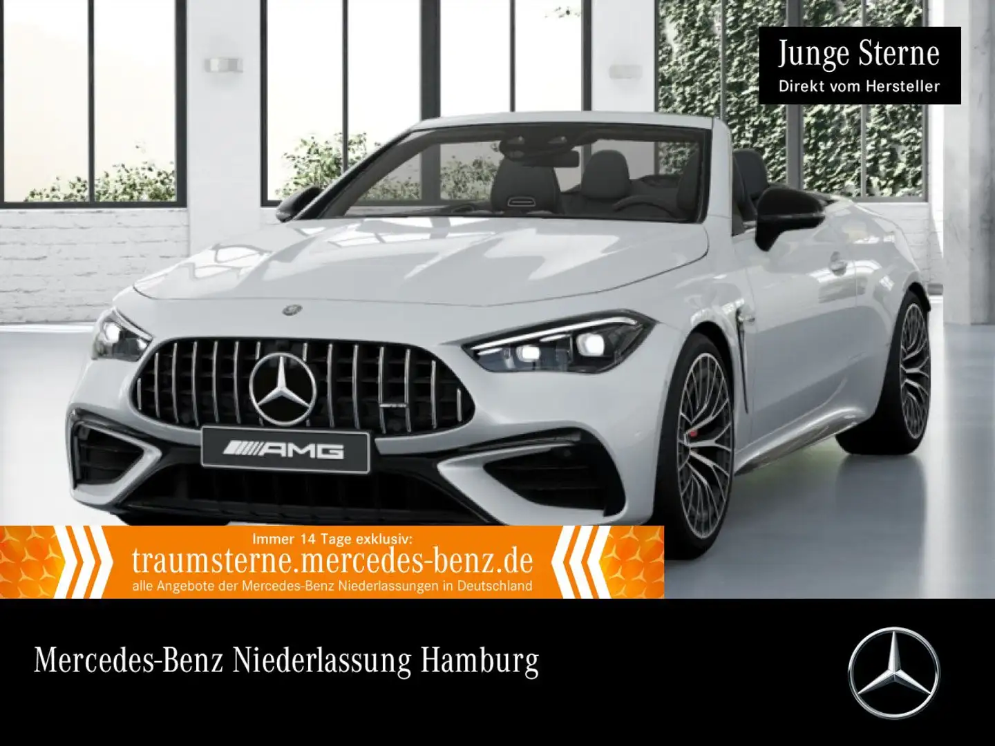 Mercedes-Benz CLE 53 AMG CLE 53 4M NIGHT+BURMESTER+SITZKLIMA+KEYLESS+9G Weiß - 1