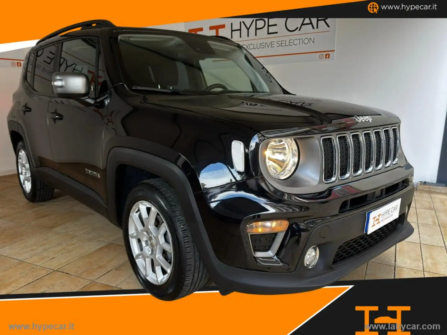 Jeep Renegade 1.6 Mjt 120CV Limited Schwarz - 1