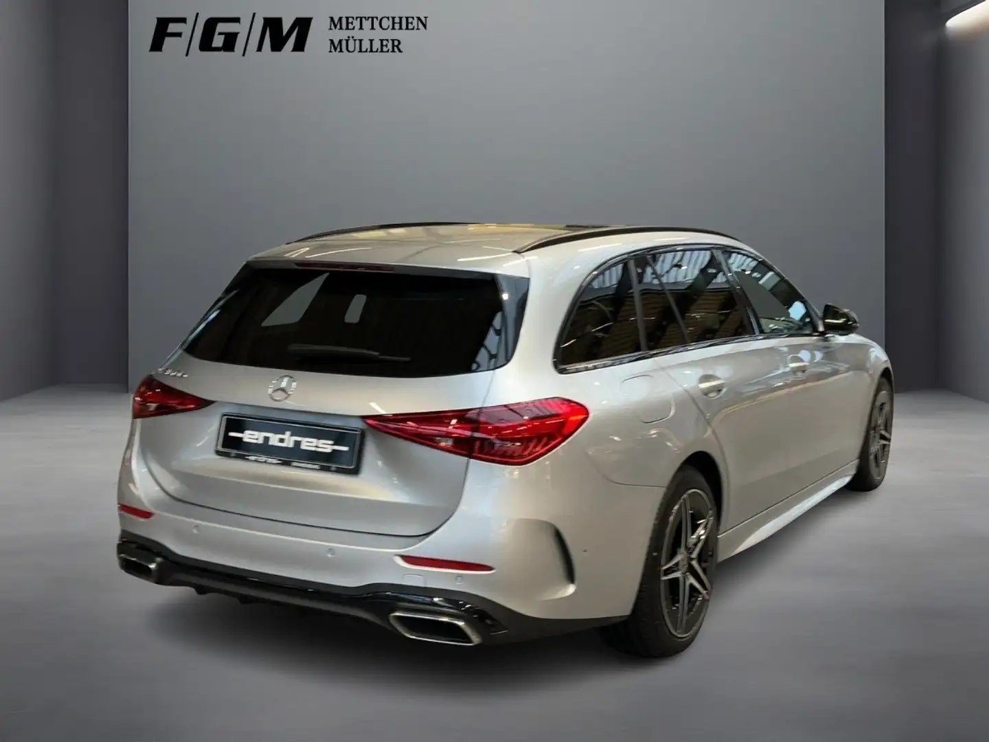 Mercedes-Benz C 300 T e AMG Line DigiLight|HUD|S-Dach|TWA|Pano Argent - 2