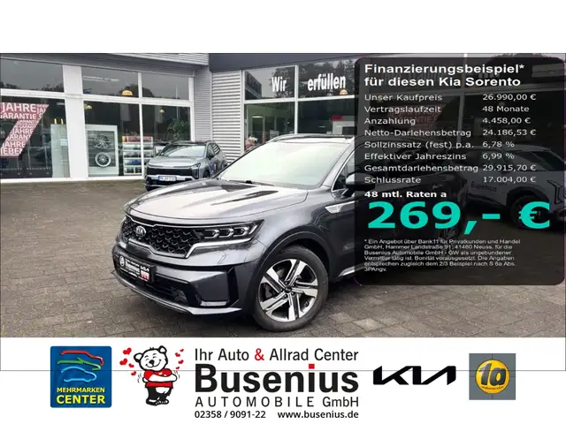Kia Sorento 1.6T PHEV AWD Platinum +AHK+Pano+LED+SHZ+Navi