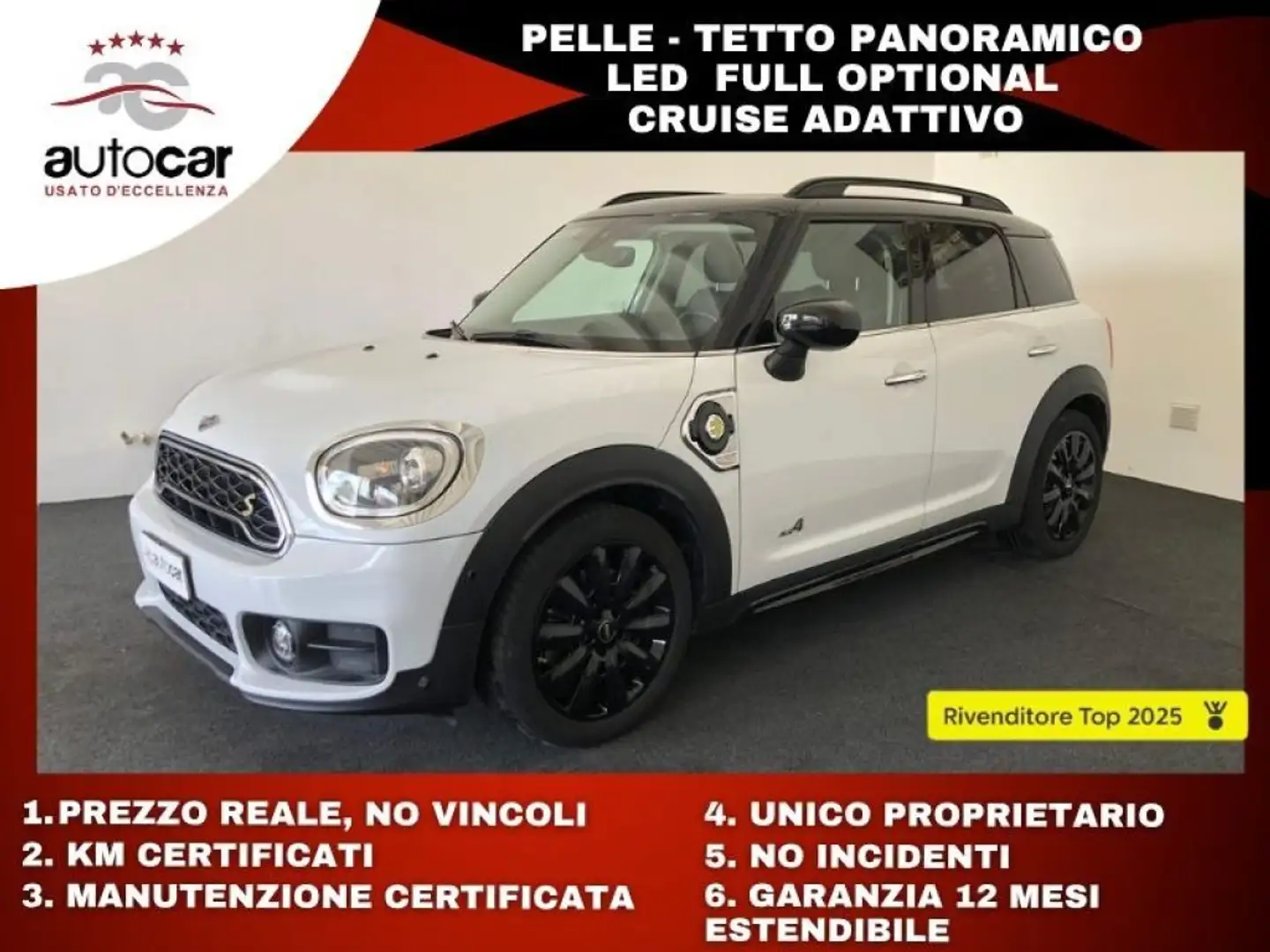 MINI Cooper SE Countryman 1.5 Hype ALL4 Automatica Bianco - 1