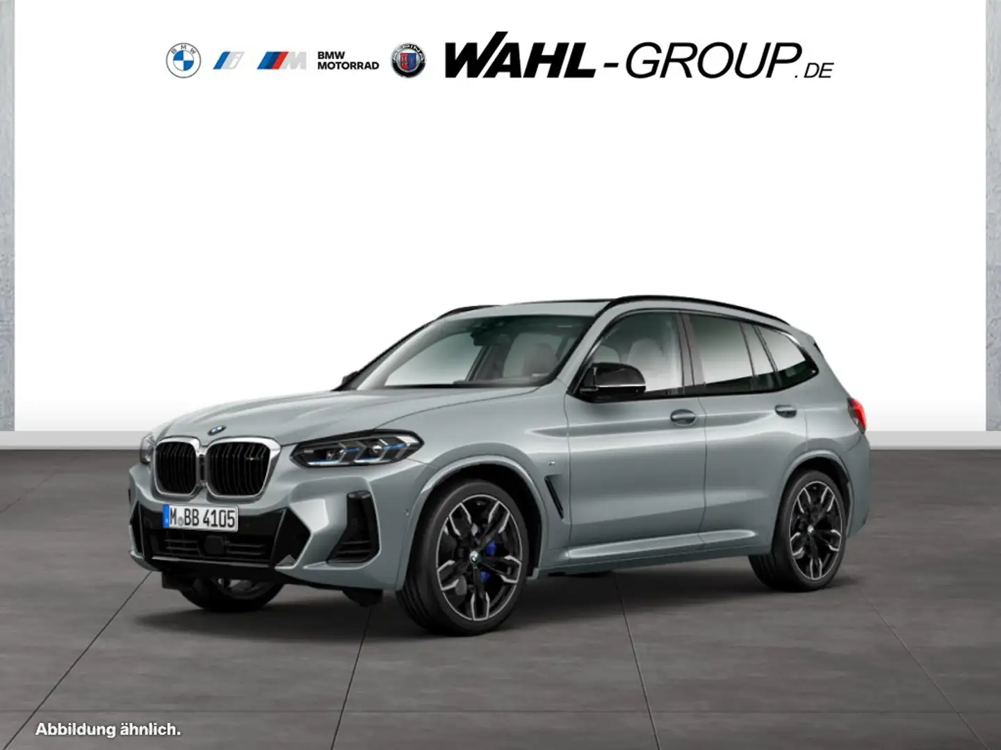 BMW X3 M 40i LASER HUD PANO STANDHZG LEDER ALARM     KOMFOR Grau - 1