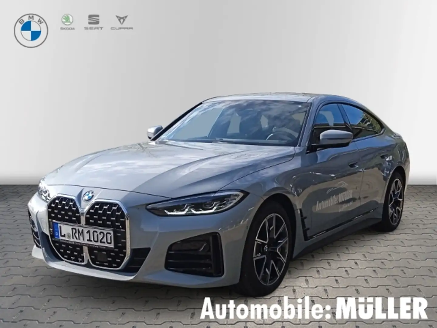 BMW 420 d xDrive Gran Coupé M-Sport+AHK+ACC+DAB+HIFI+ Grau - 1