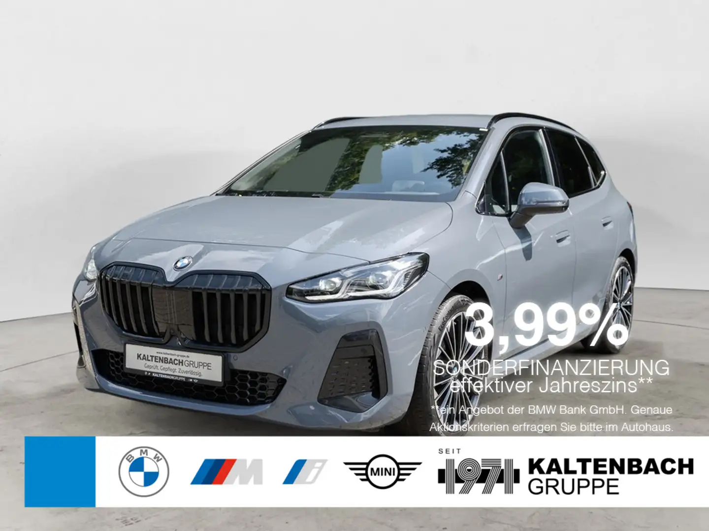 BMW 218 i Active Tourer M-Sport AHK LED HUD ACC Grijs - 1