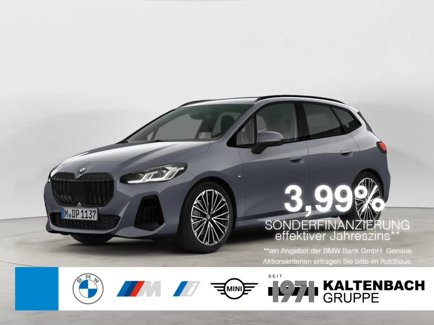 BMW 218 i Active Tourer M-Sport AHK LED HUD ACC Grau - 1