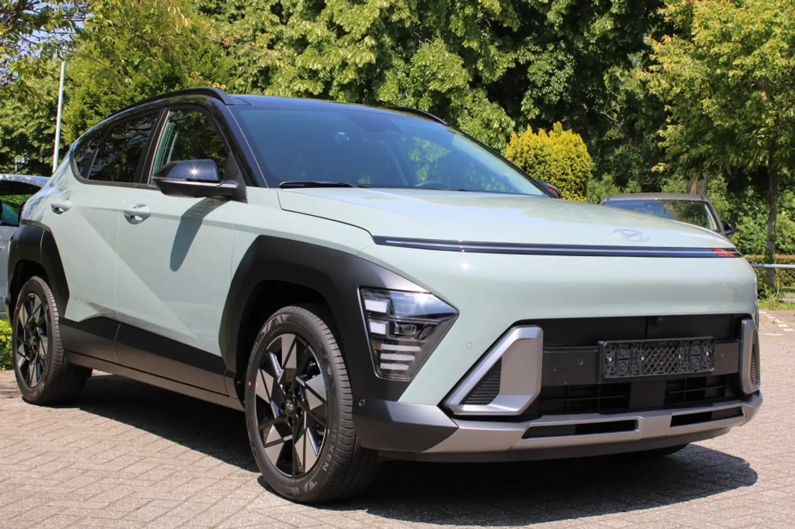 Hyundai KONA 1.6 GDI Hybrid Premium Sky "Voorraaddeal!" Groen - 2