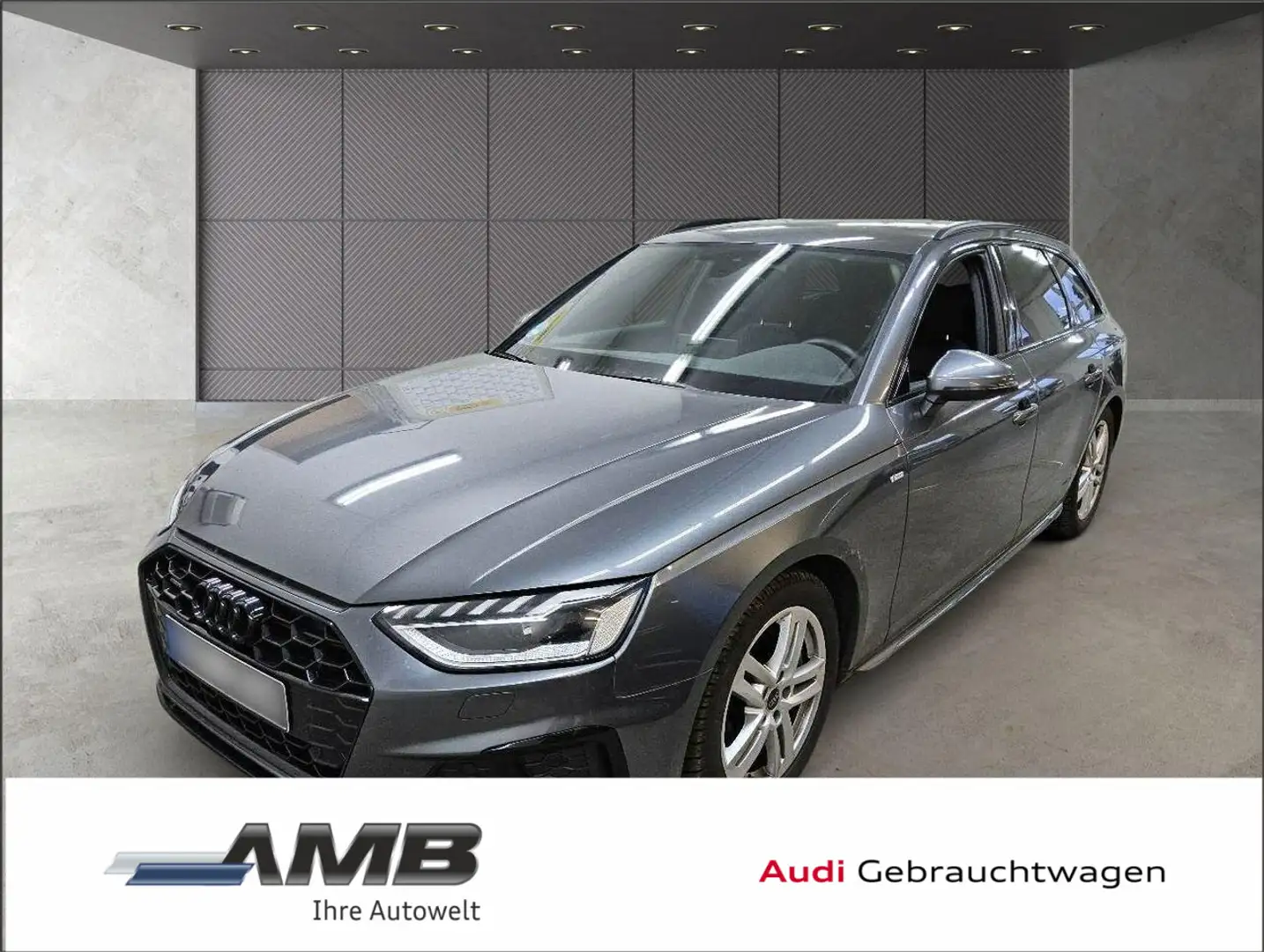 Audi A4 S line 40 TFSI qu. Matrix/Tour/Standhzg Grau - 1
