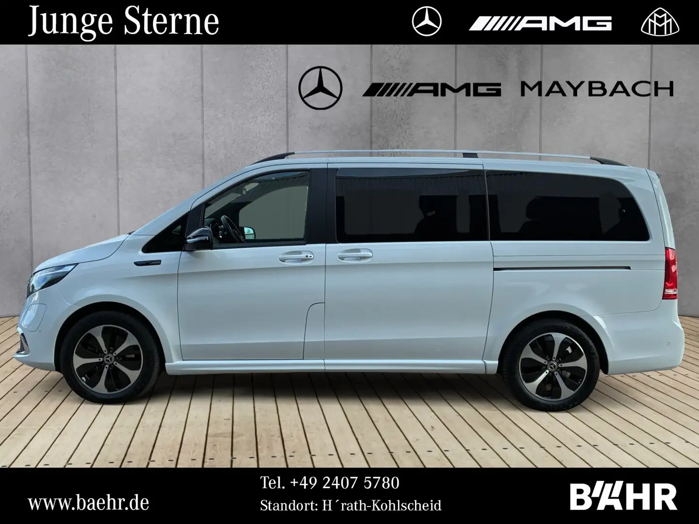 Mercedes-Benz EQV 300 Lang Avantgarde/MBUX/LED/Burmester/360°/LMR-18" Weiß - 2