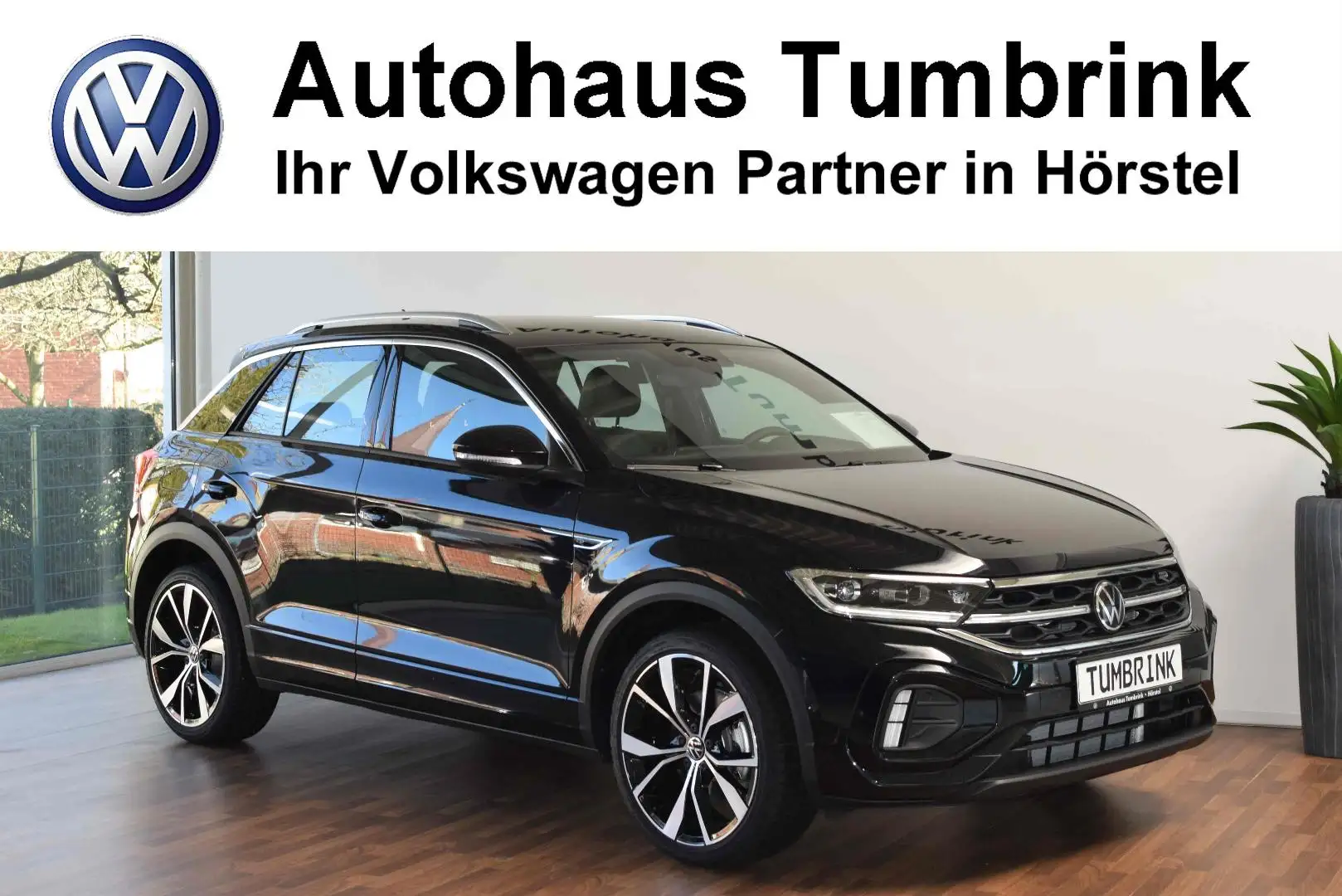 Volkswagen T-Roc R-Line TSI DSG EasyOpen AHK Kamera ACC Schwarz - 1