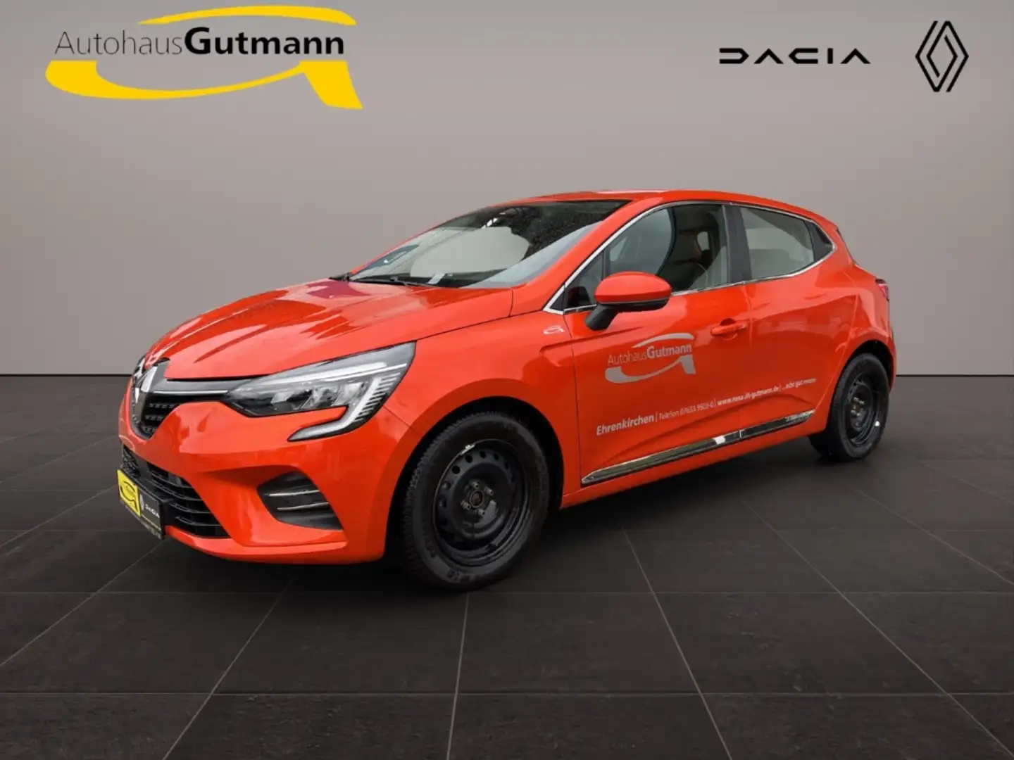 Renault Clio V Intens 1.0 TCe 90 EU6d Navi LED Apple CarPlay An Orange - 1