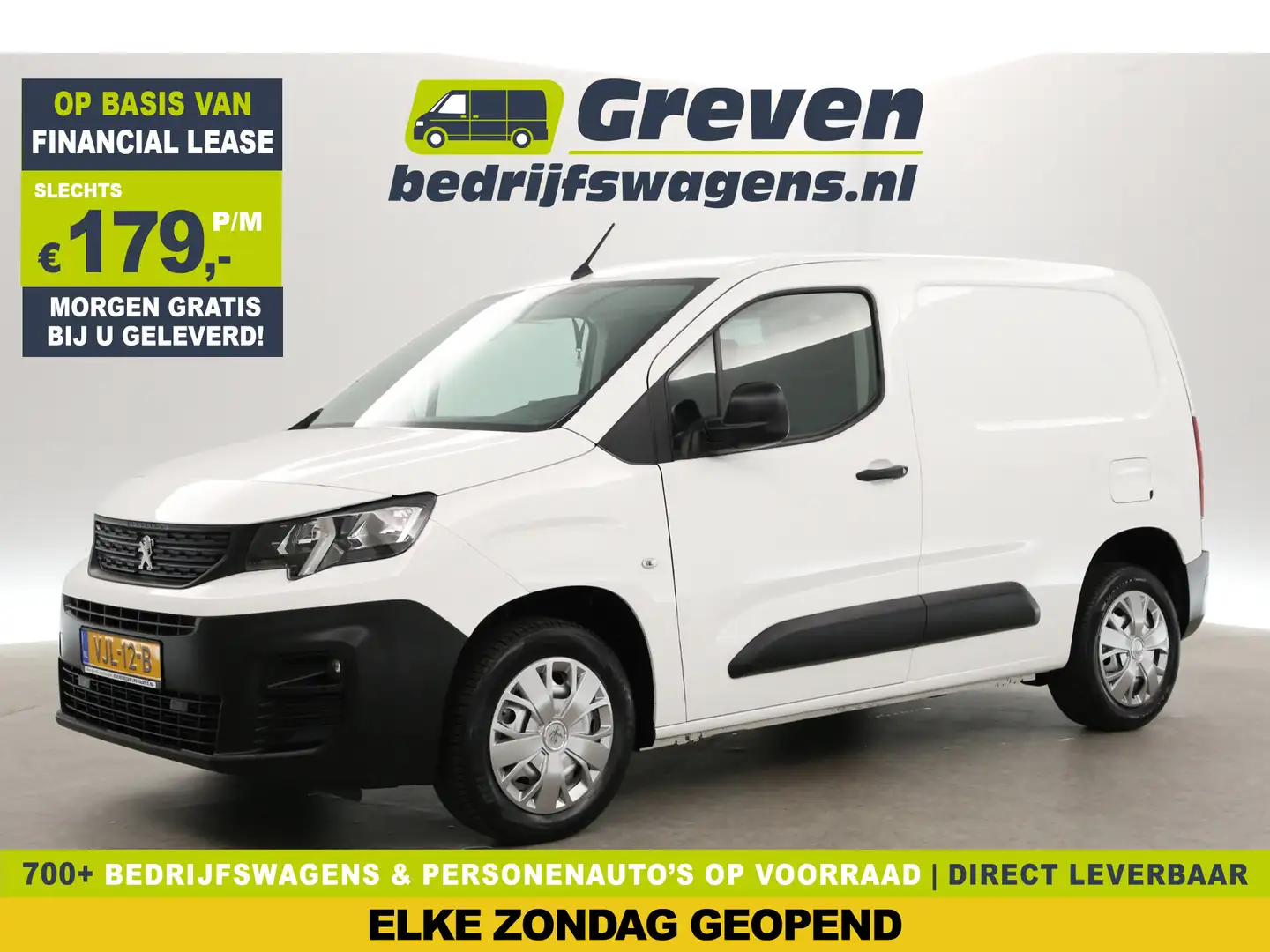 Peugeot Partner 1.5 BlueHDI | Airco | Cruise | Carplay | Parkeerse Blanc - 1