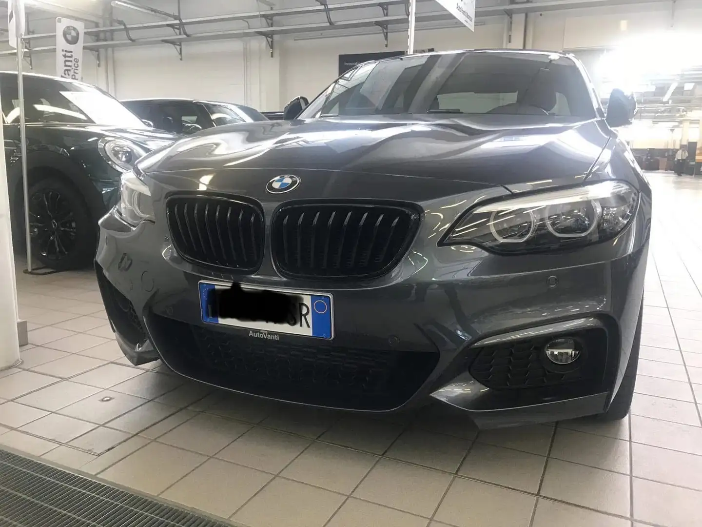 BMW 220 220d Coupe xdrive Msport auto my18 Grigio - 2