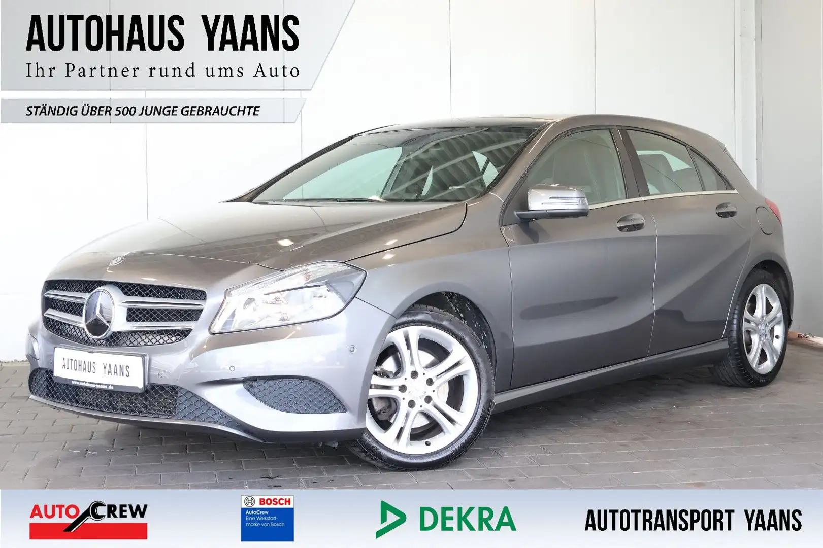 Mercedes-Benz A 180 Urban TEILLEDER+BT+TEMP.+PDC+PANO+17" Grau - 1