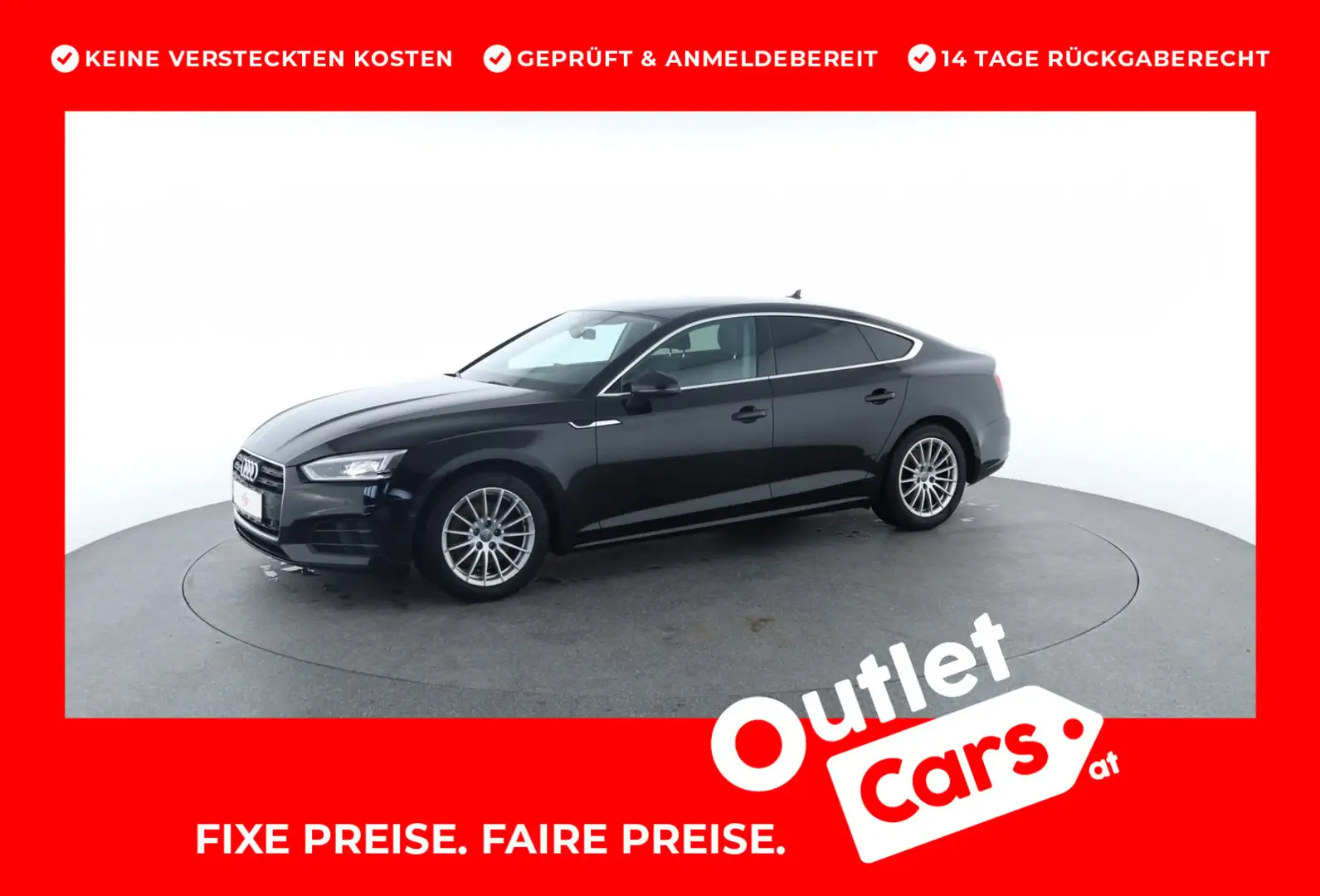 Audi A5 35 TDI Schwarz - 1