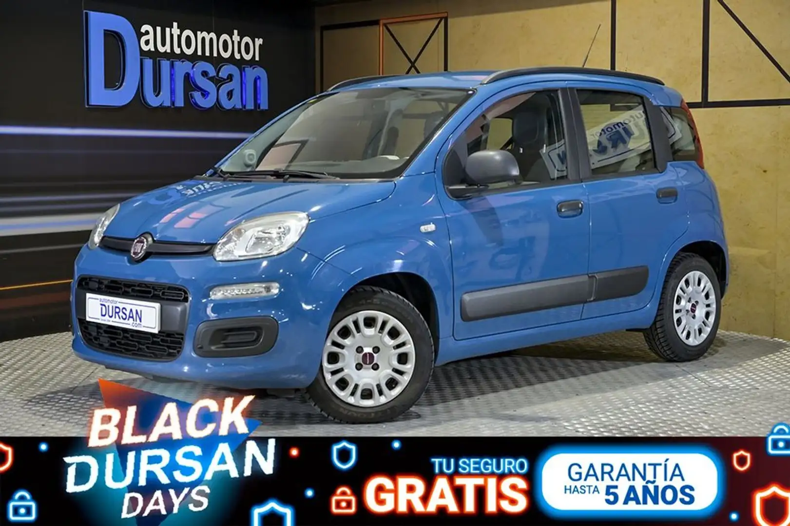 Fiat Panda 09 CIAO 65cv TwinAir Bleu - 1