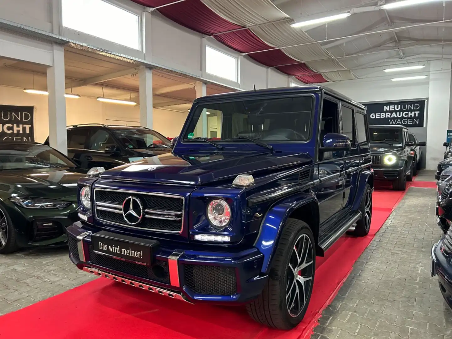 Mercedes-Benz G 63 AMG Exclusive Edition*H&K*DISTRONIC*STANDHZ Blu/Azzurro - 1