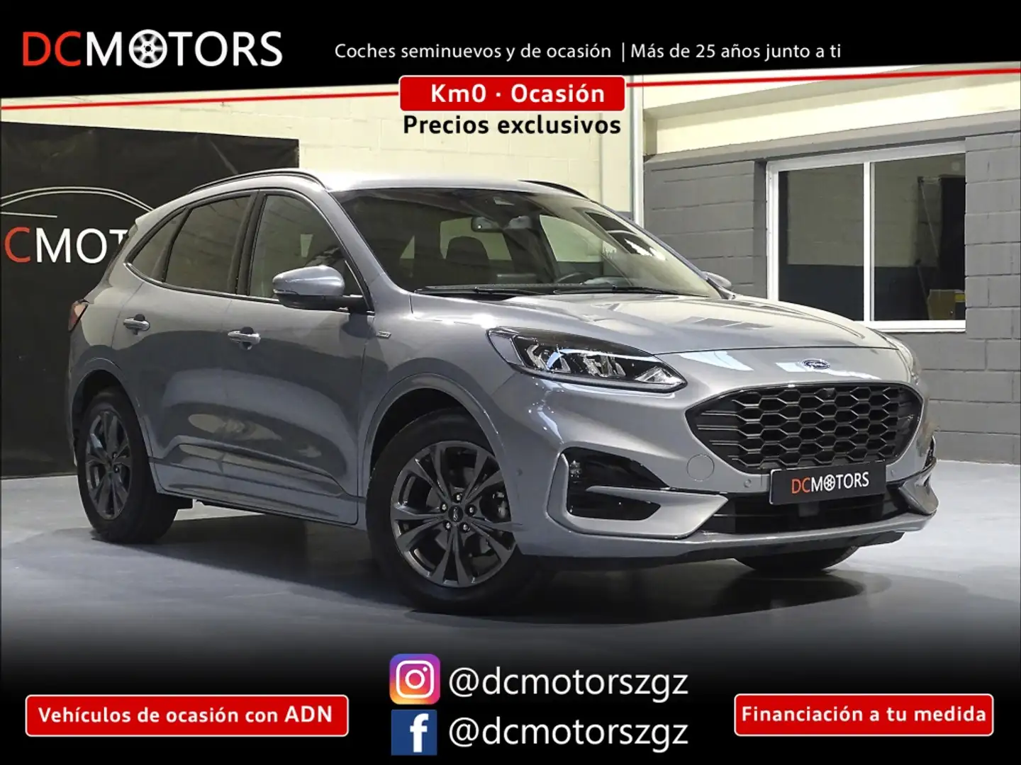 Ford Kuga 1.5 EcoBlue ST-Line FWD 120 Aut. Grijs - 1