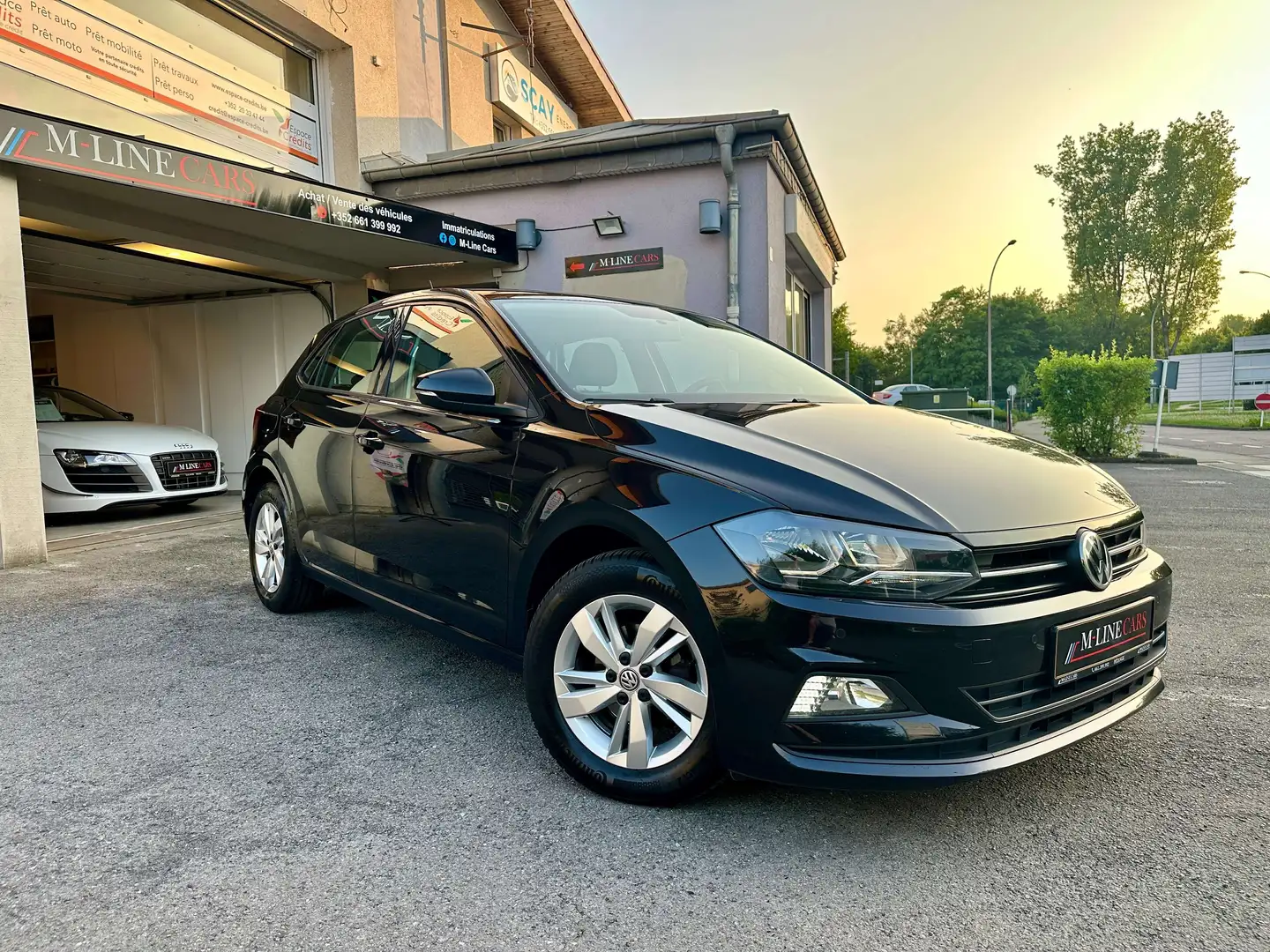 Volkswagen Polo 1.0TSi 95ch Confortline DSG7 Noir - 1
