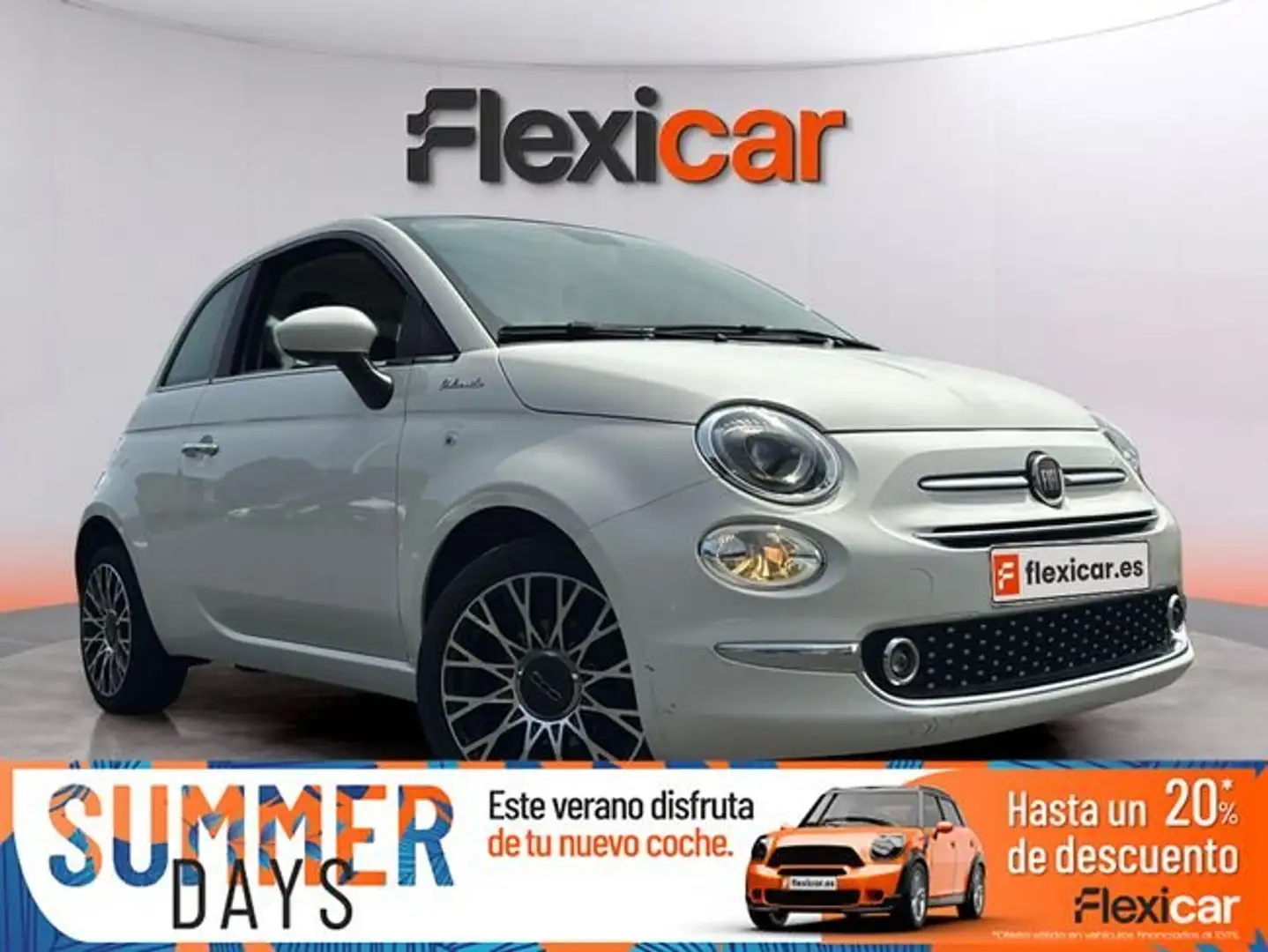 Fiat 500 Club+1.0+Hybrid+51KW+%2870+CV%29 Blanc - 1
