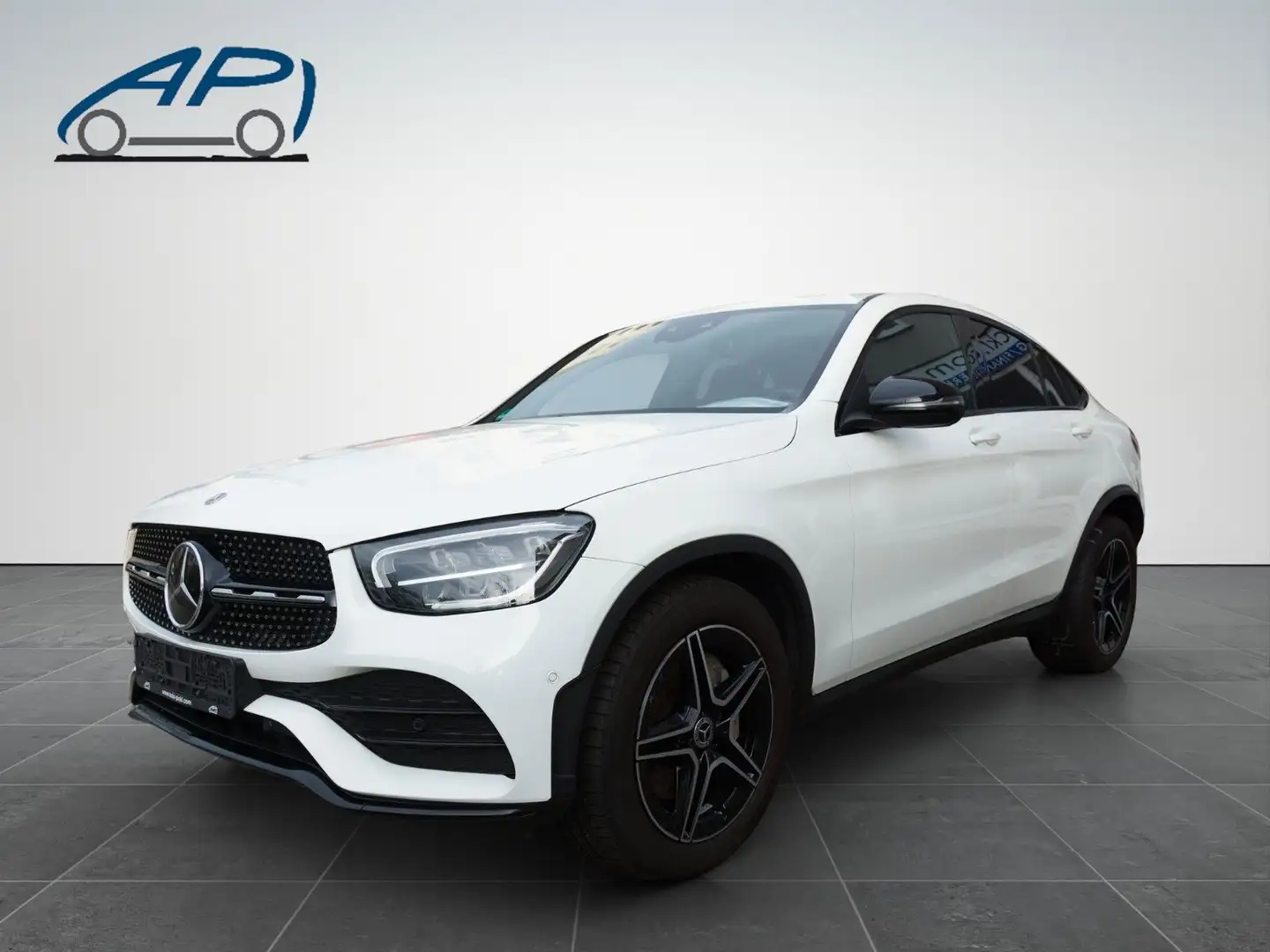 Mercedes-Benz GLC 220 d Coupe  4Matic/2x AMG/ACC/Kamera/Nig/19 Weiß - 1