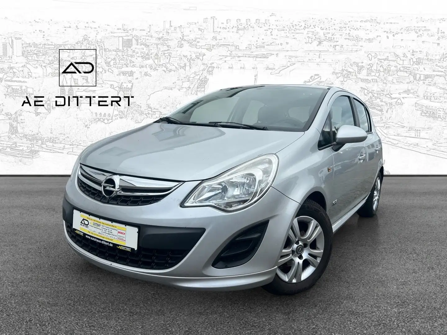 Opel Corsa D OPC Line+Navi+Shz+Lhz Silber - 1