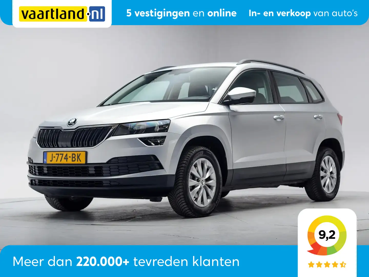 Skoda Karoq 1.5 TSI ACT Ambition [ Navigatie Trekhaak Apple Ca Grijs - 1