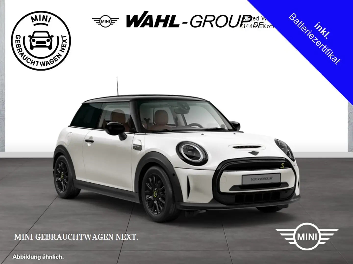 MINI Cooper SE Classic 99%Akku Panorama HeadUp Sport HarmanKardon Weiß - 1