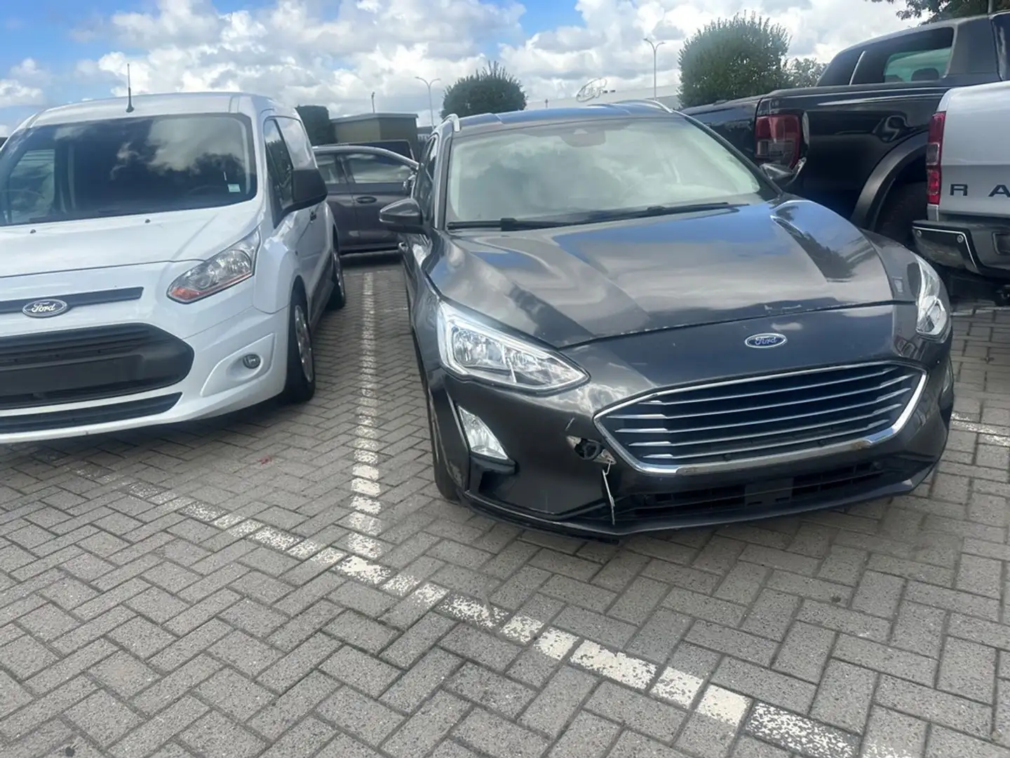 Ford Focus Enkel voor professionele verkoop - Mootorschade Grijs - 2