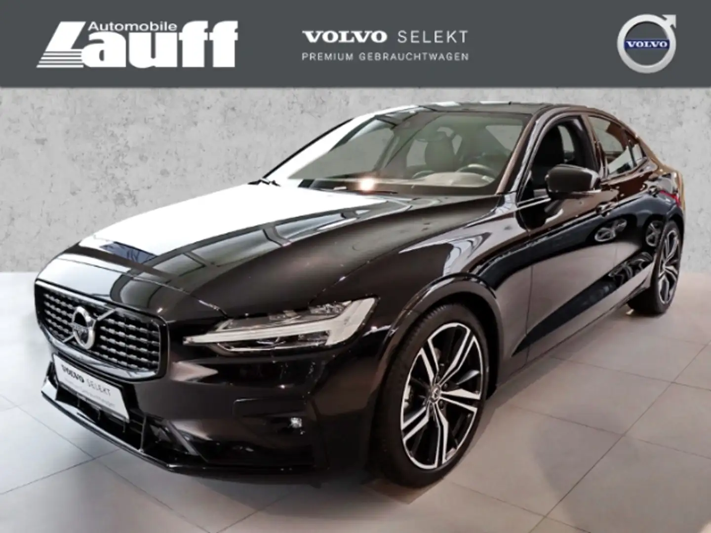 Volvo S60 B4 R-Design 19-ZOLL 360-KAMERA ACC STAND.HEI. Noir - 1