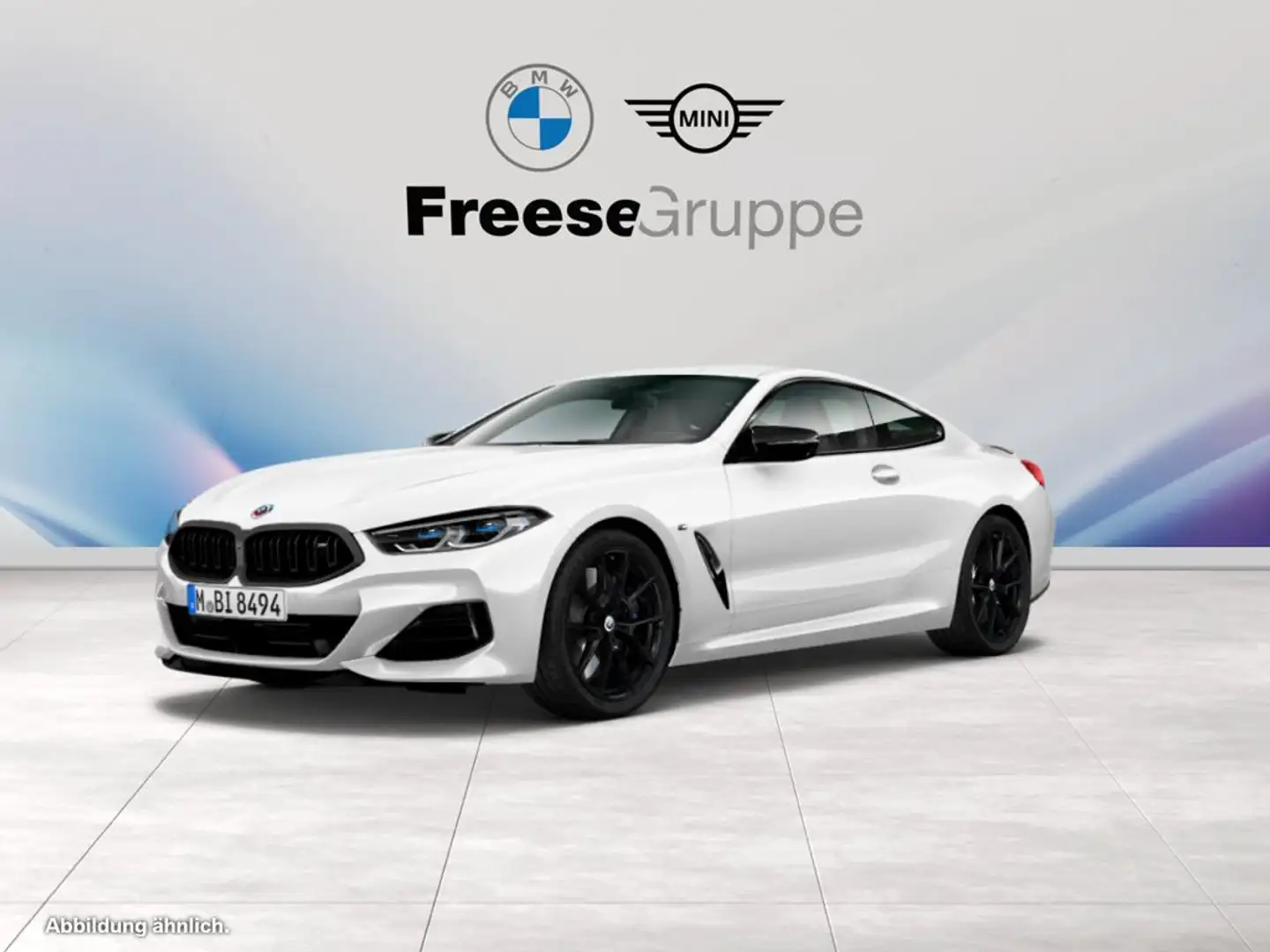 BMW M850 i xDrive Coupé Laser 360° HEAD-UP SITZBELÜFT Weiß - 1