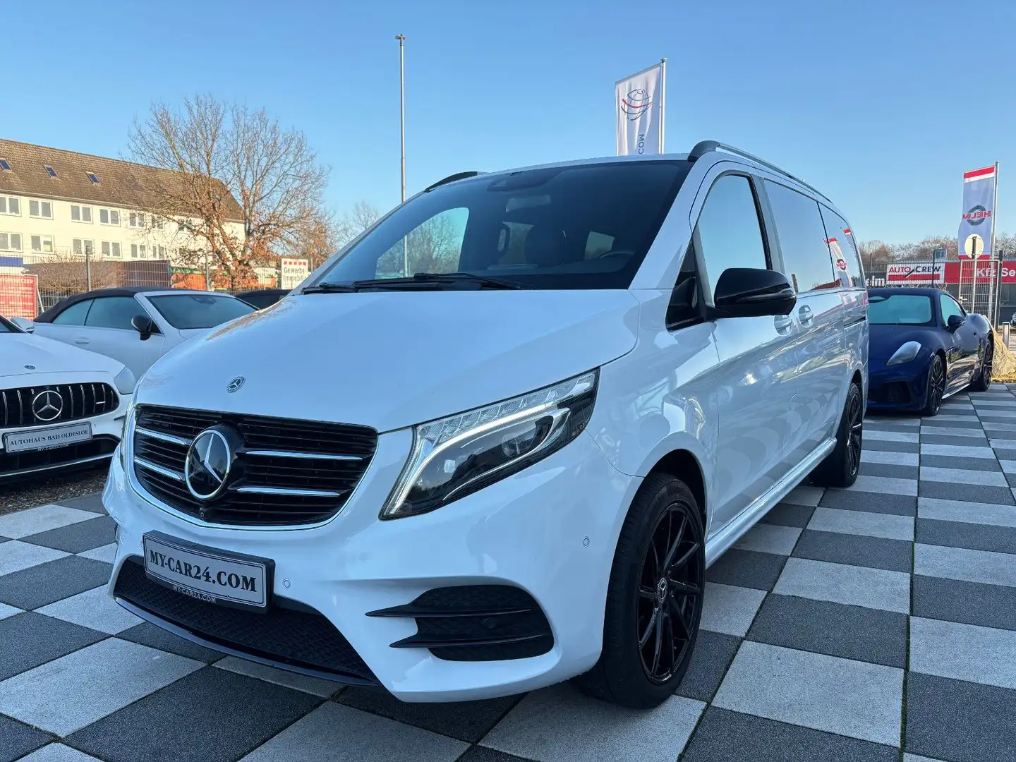 Mercedes-Benz V 250 CDI 4Matic AMG-Line +Lang+360°+ILS+Leder Weiß - 2