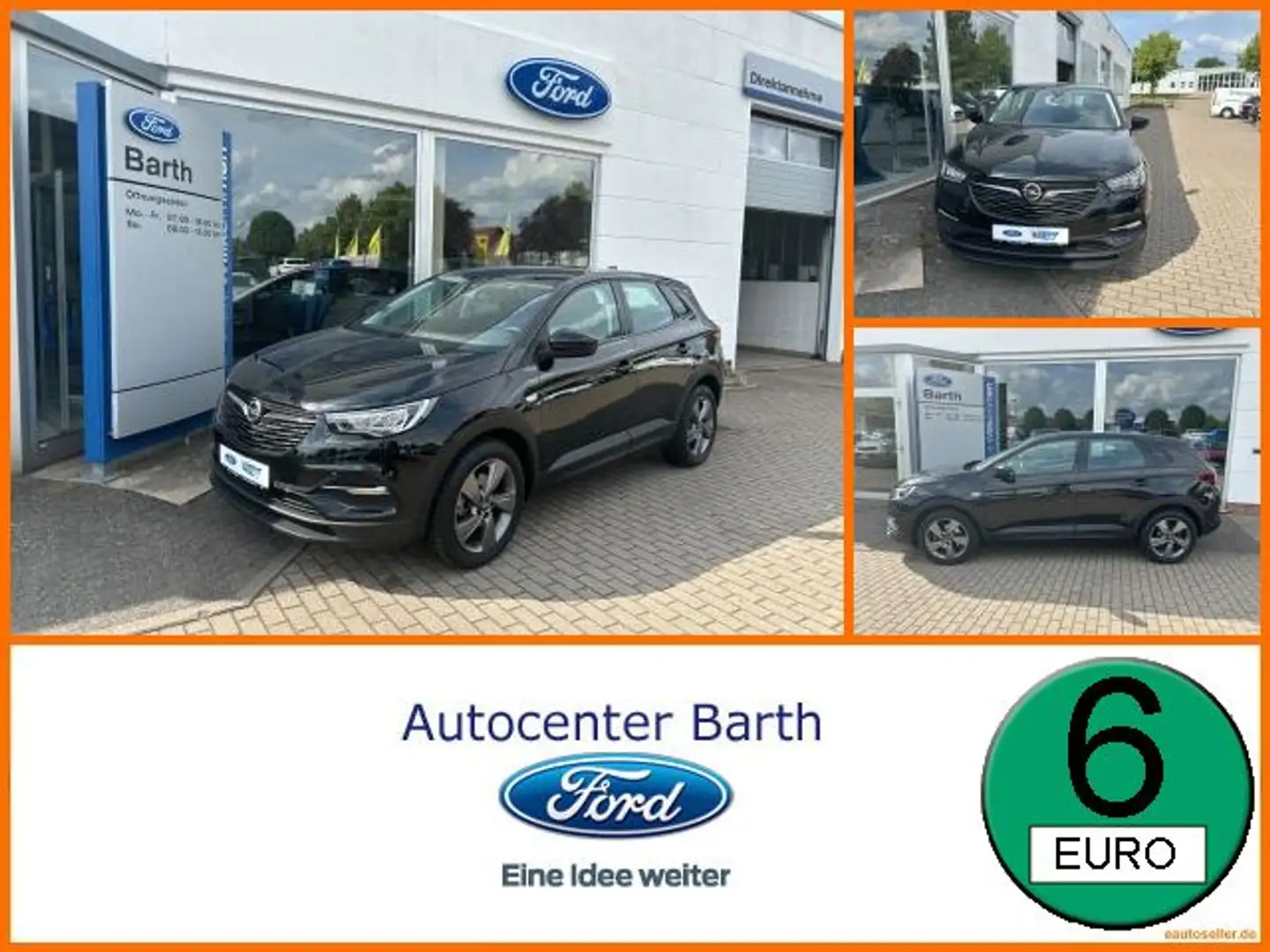 Opel Grandland 1.2 Turbo Edition Matrix AHK DynLicht Schwarz - 1