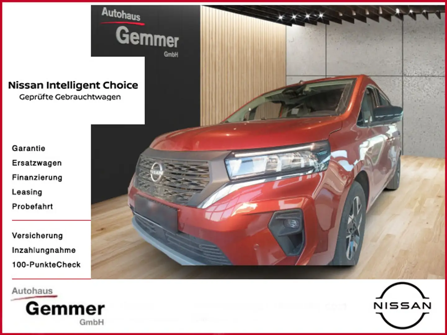 Nissan Townstar Kombi L2 2,3t DIG-T 130 AT Tekna 2ST Braun - 1