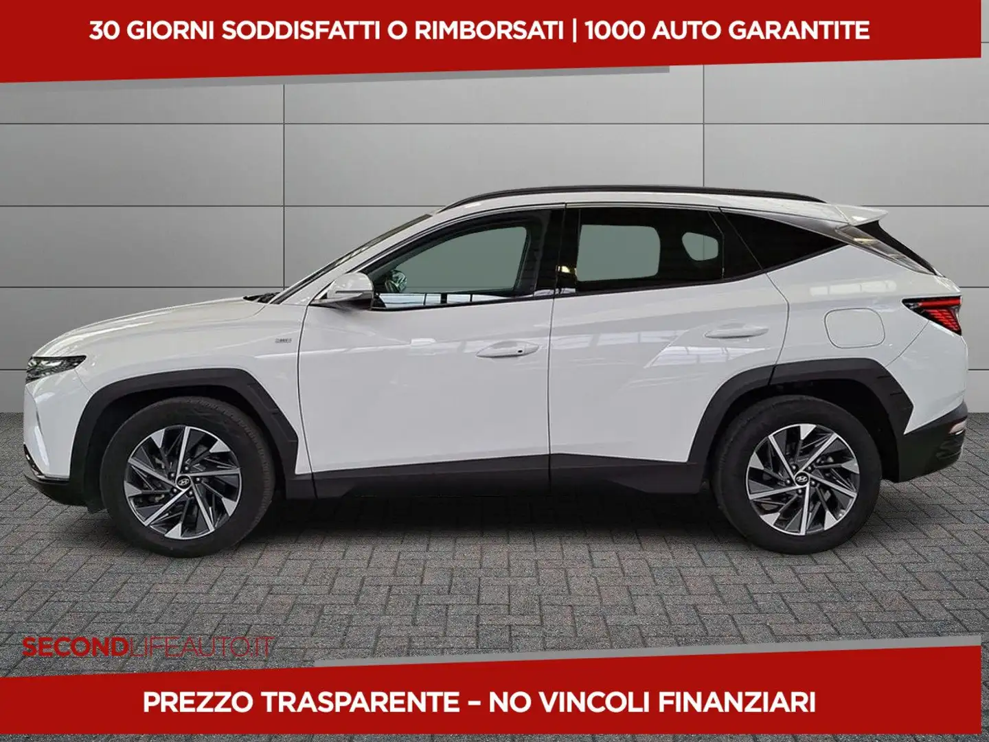 Hyundai TUCSON III 2021 1.6 t-gdi 48V Xtech 2wd imt Bianco - 2