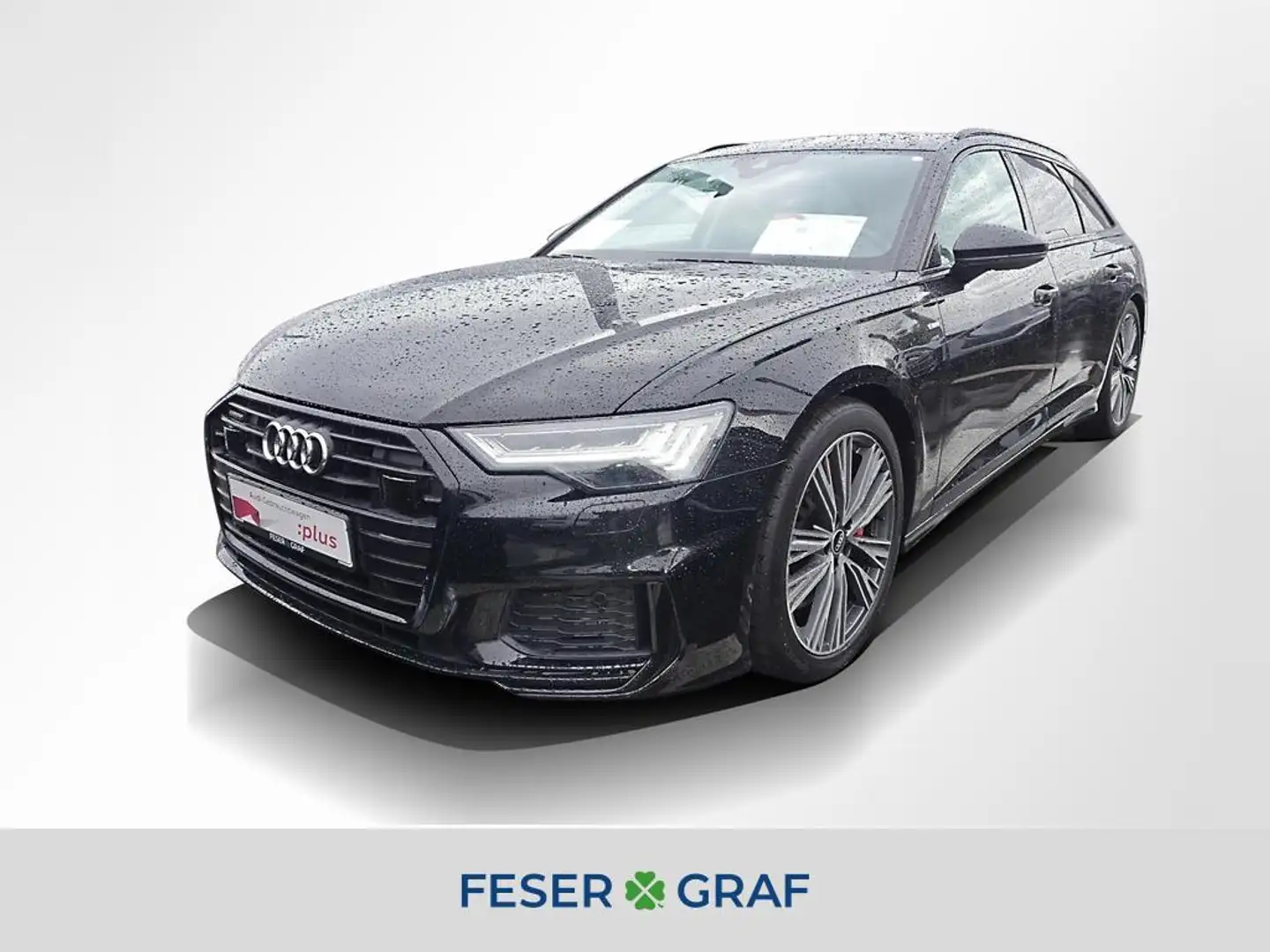 Audi A6 Avant 55 TFSIe qu. sport AHK HuD Matrix Zwart - 1