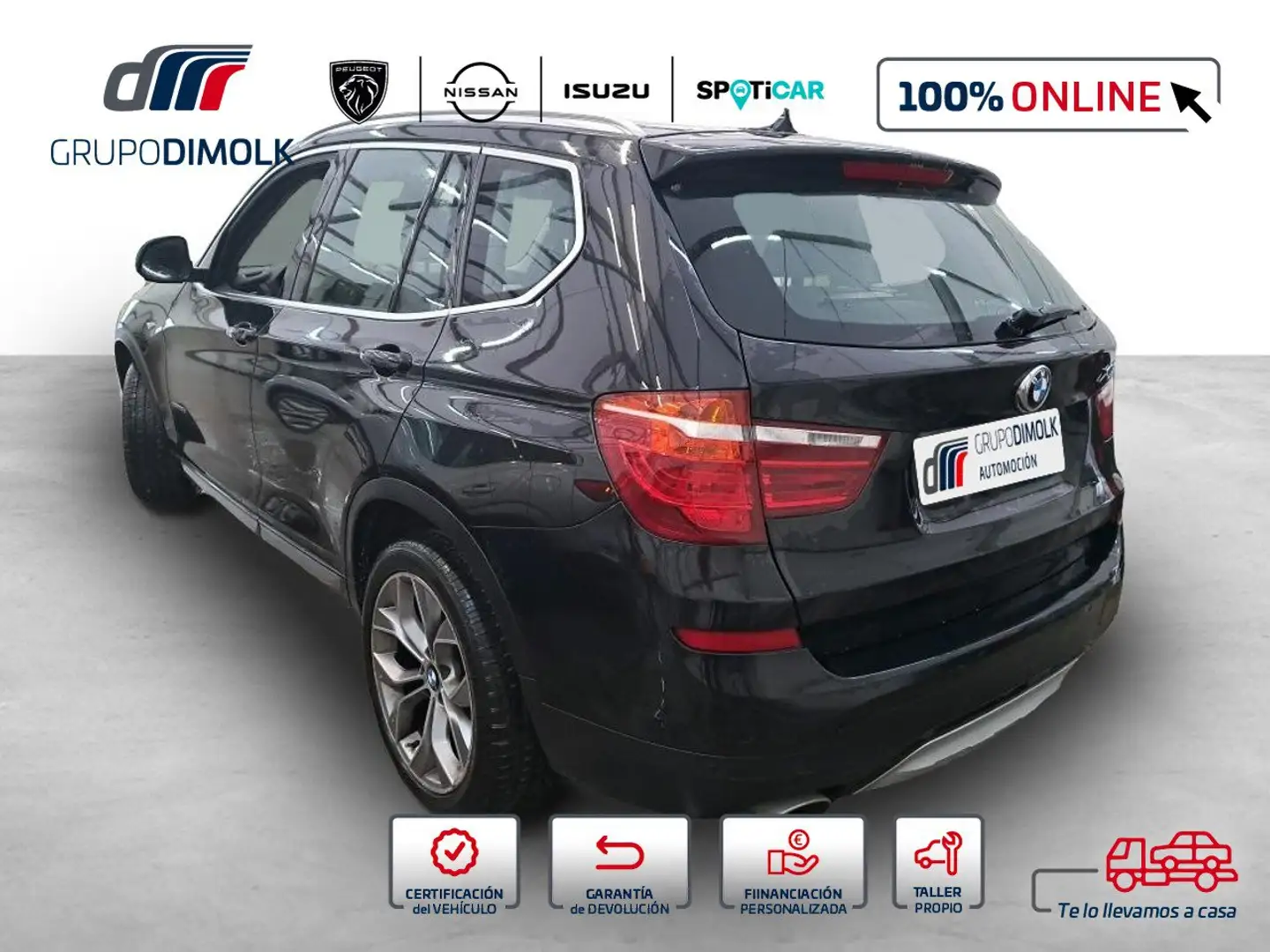 BMW X3 xDrive 20dA Negro - 2