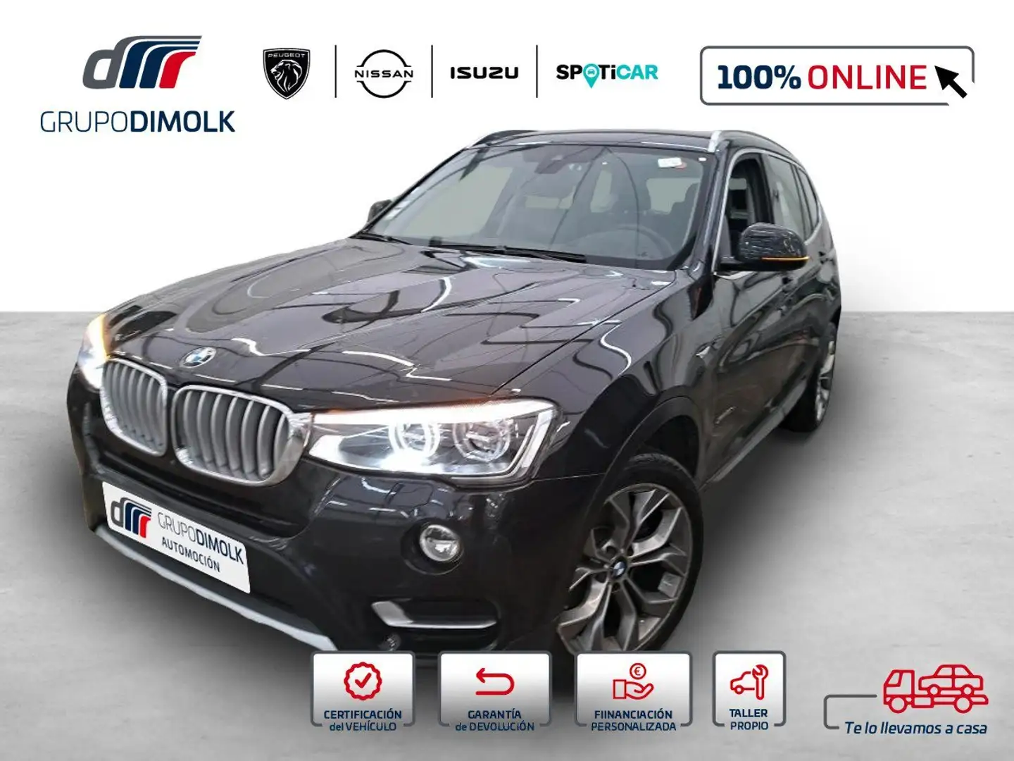 BMW X3 xDrive 20dA Negro - 1