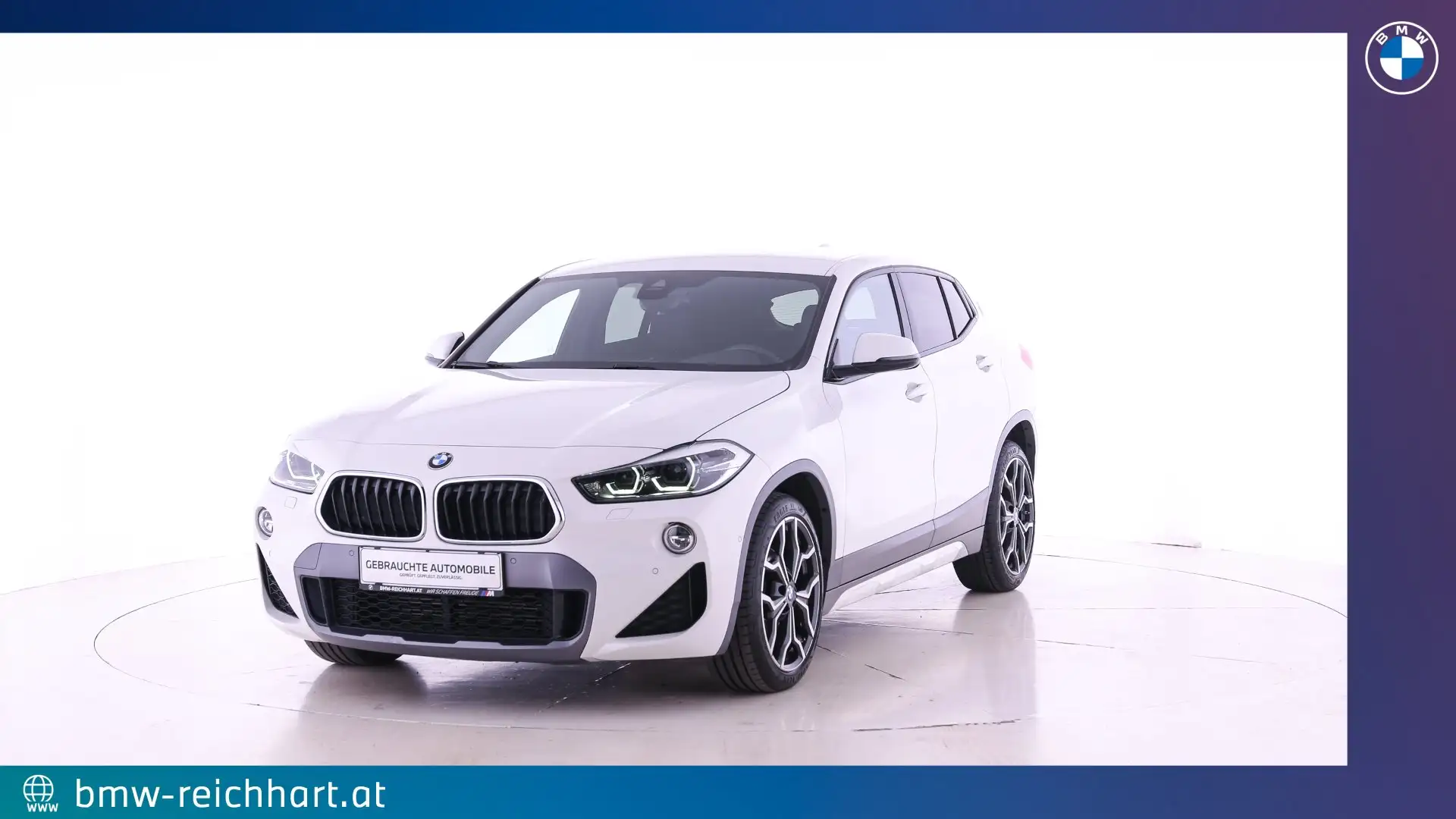 BMW X2 xDrive18d M-Sport X / LED-Scheinwerfer erw. / Rückfahrkamera / Sitzheizung Weiß - 1