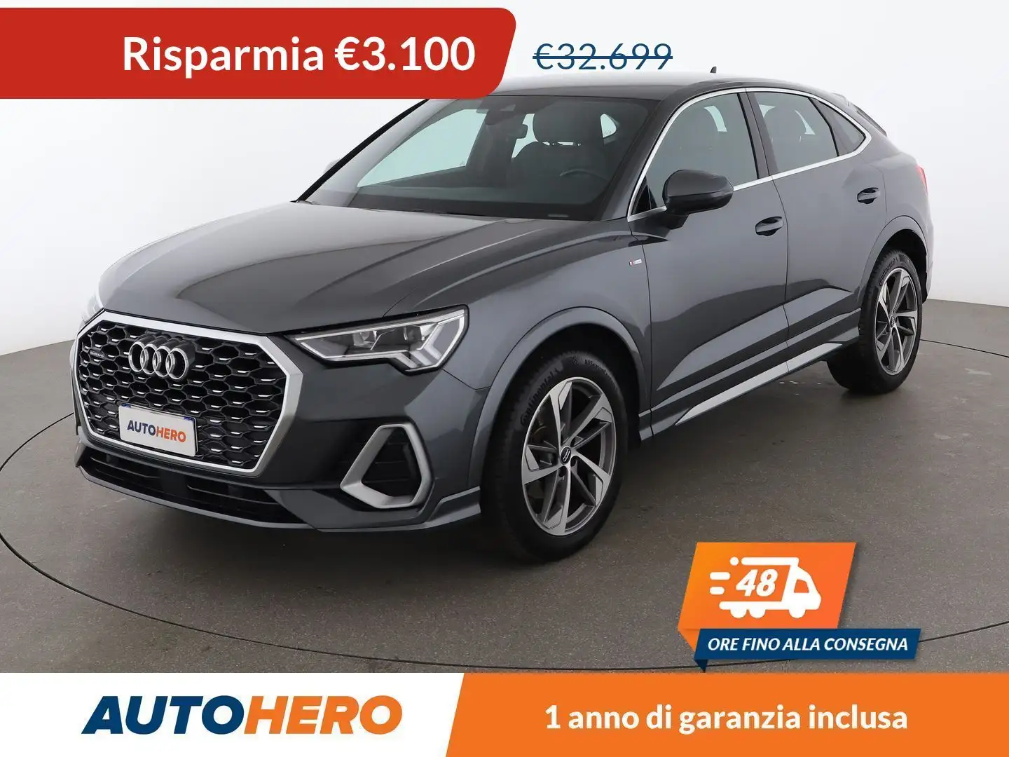 Audi Q3 35 TDI quattro S line Grigio - 1