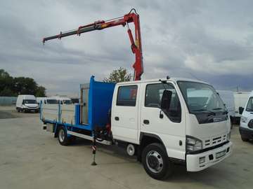 NPQR75 DOBLE CABINA GRUA / PLUMA CAJA ABIERTA 190