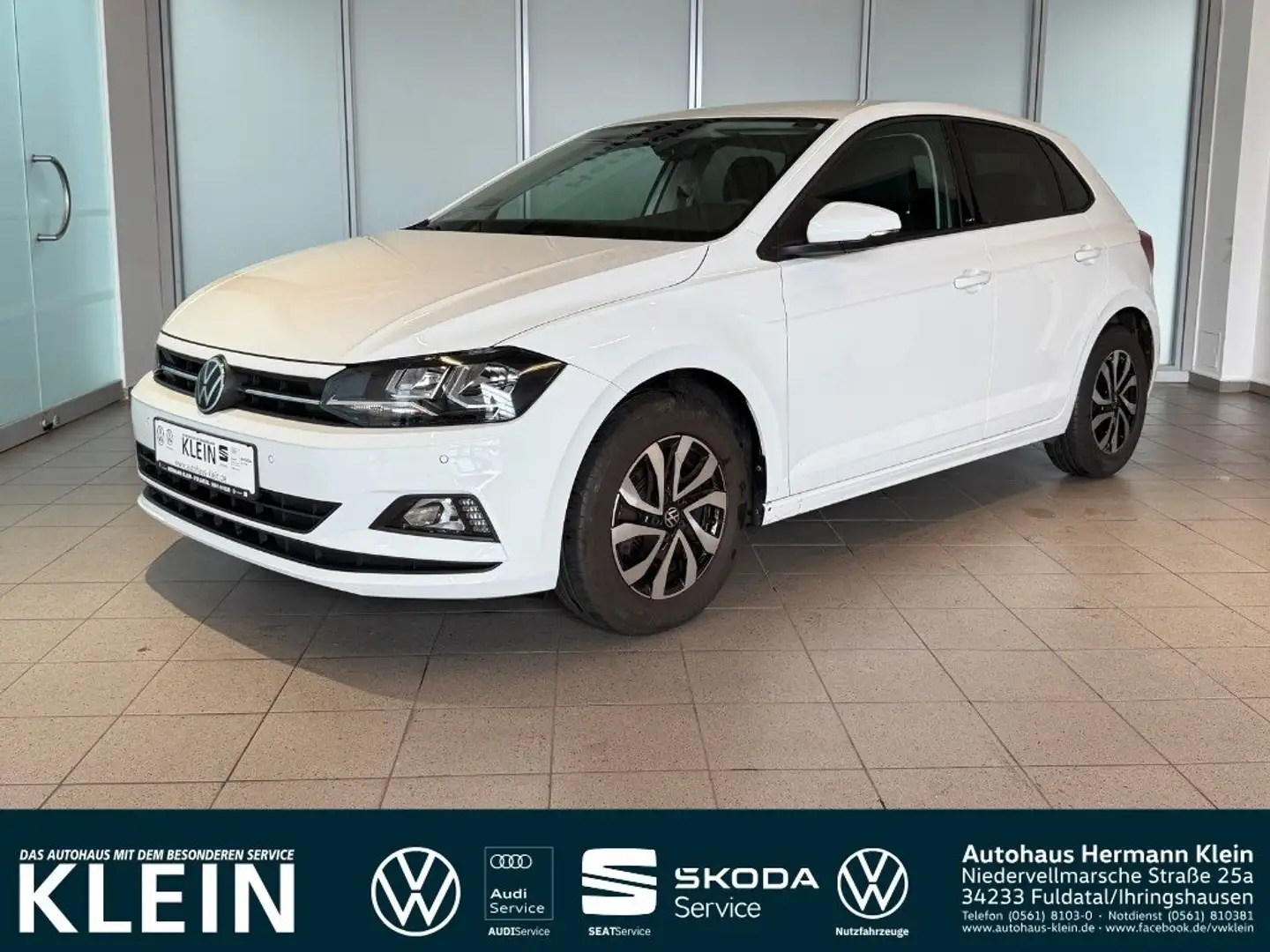 Volkswagen Polo 1.0 Active Klima, PDC, SHZ Weiß - 1