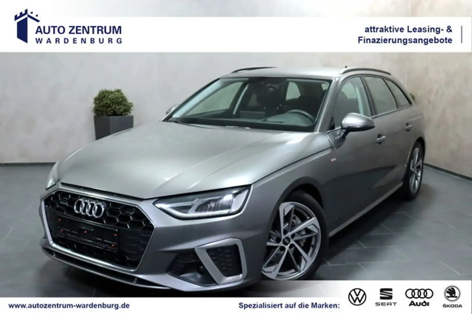 Audi A4 Avant 40 TDI Aut. Quattro S Line HUD ACC STAU Gri - 1