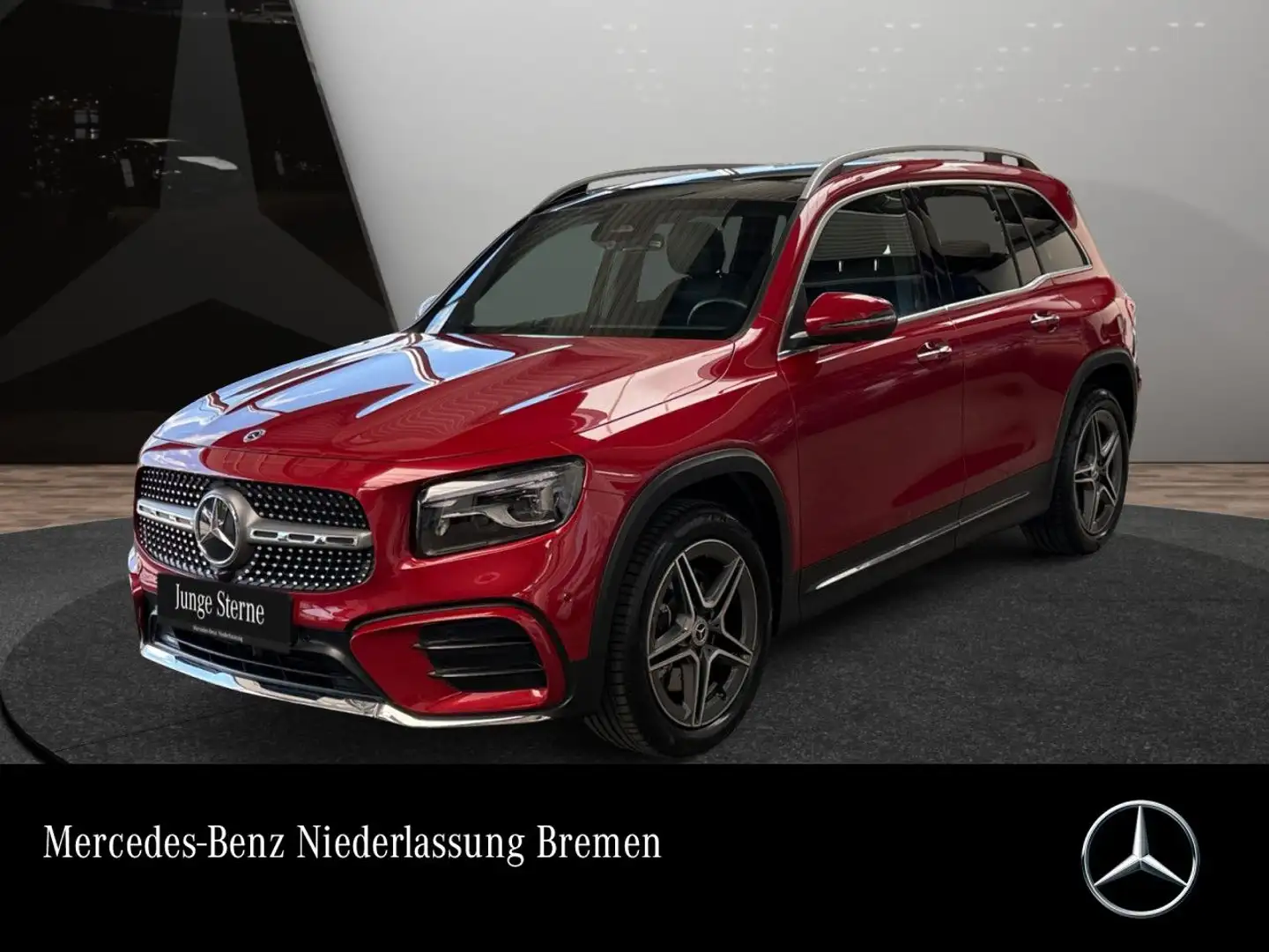 Mercedes-Benz GLB 220 4M AMG+PANO+360°+MULTIBEAM+STHZG+HUD+TOTW Roşu - 1