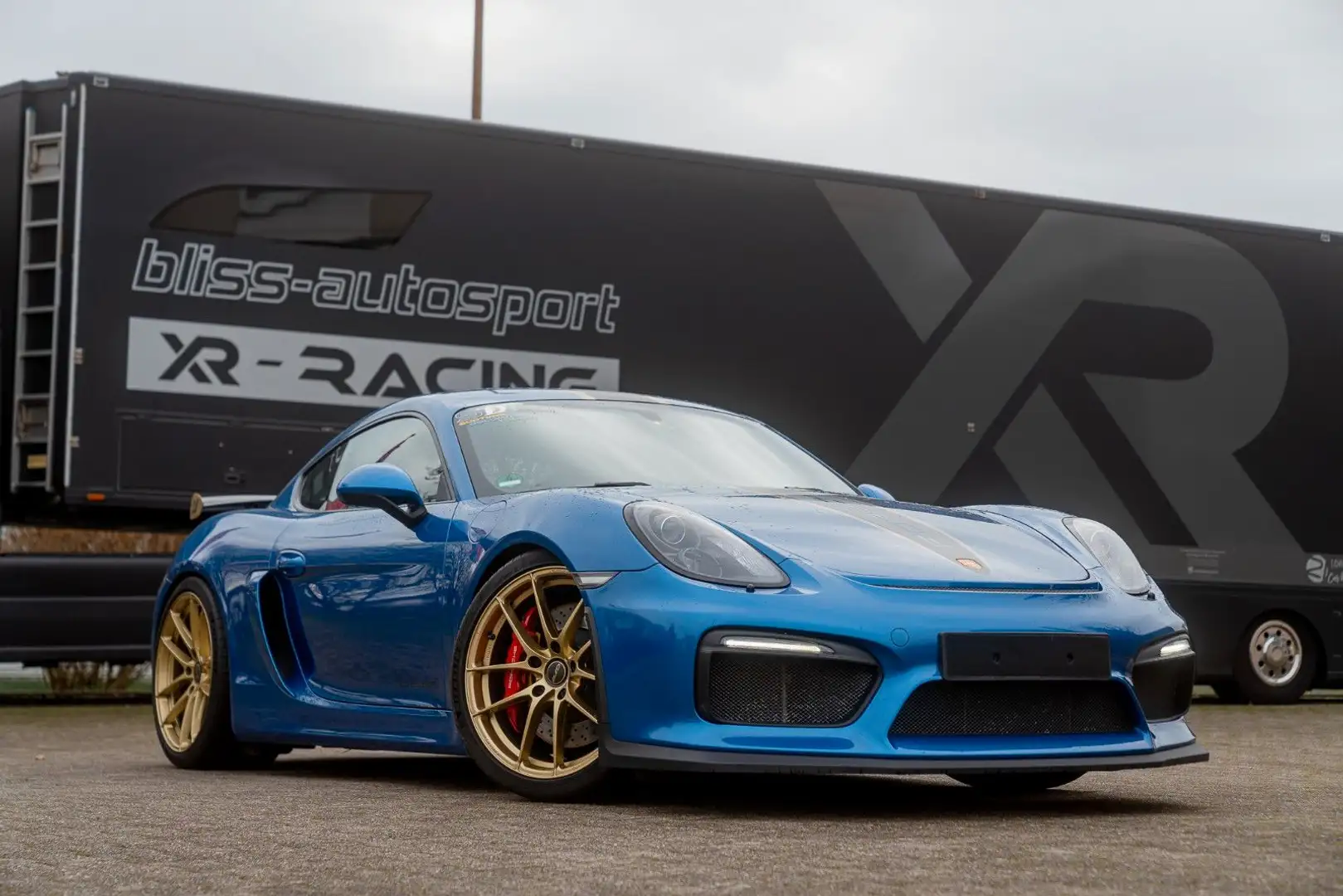 Porsche Cayman GT4 Kék - 2