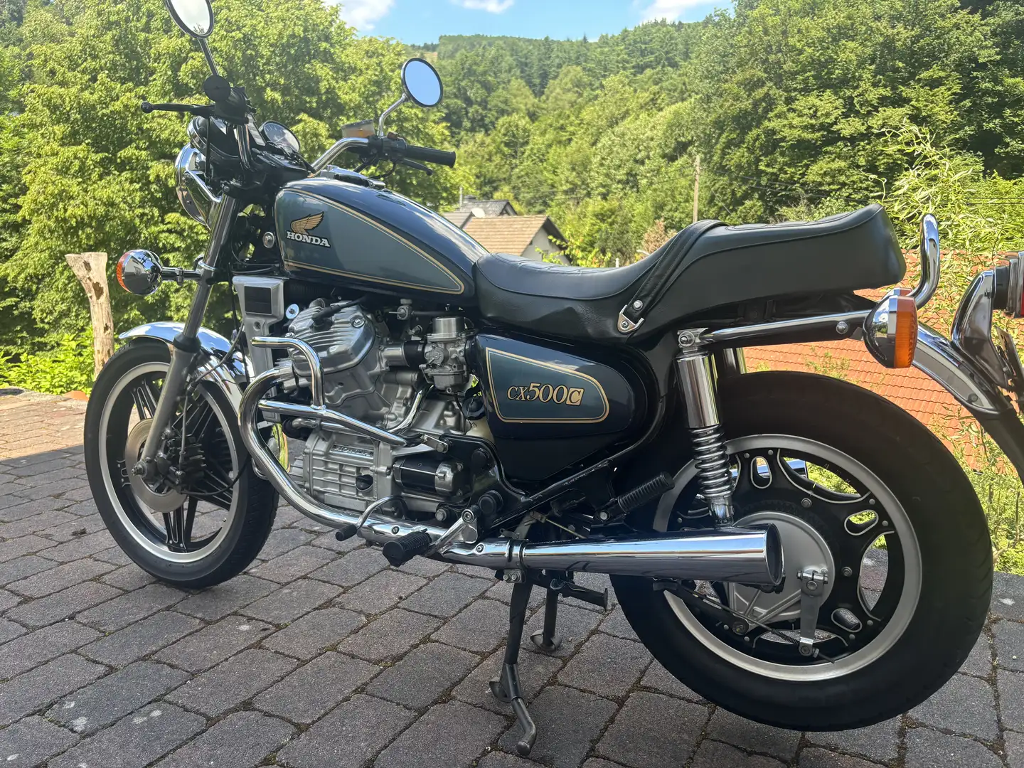 Honda CX 500 c Bleu - 2