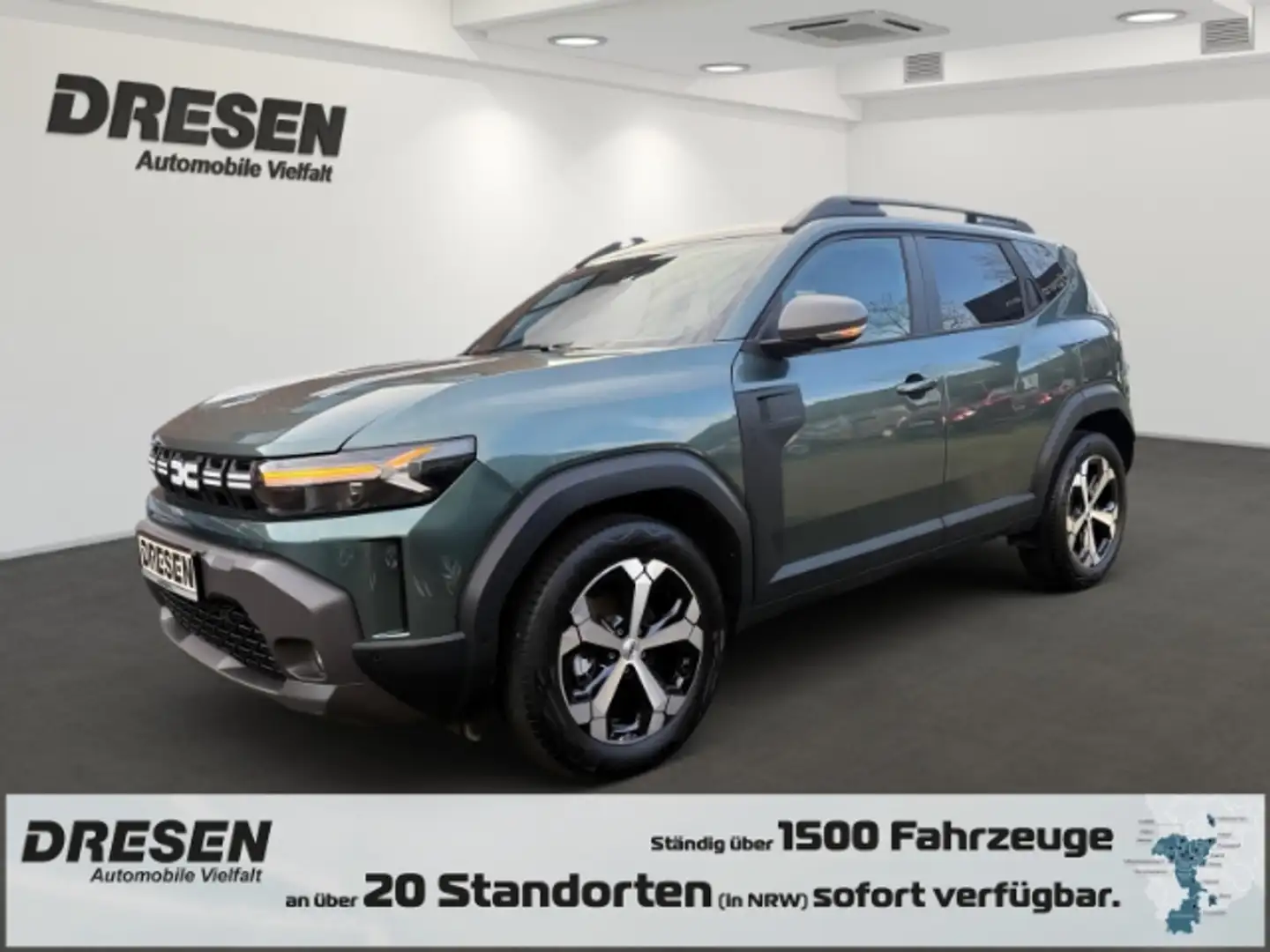 Dacia Duster 1.6 E-TECH 140 Hybrid Journey MULTIVIEW-KAMERA TOT Vert - 1