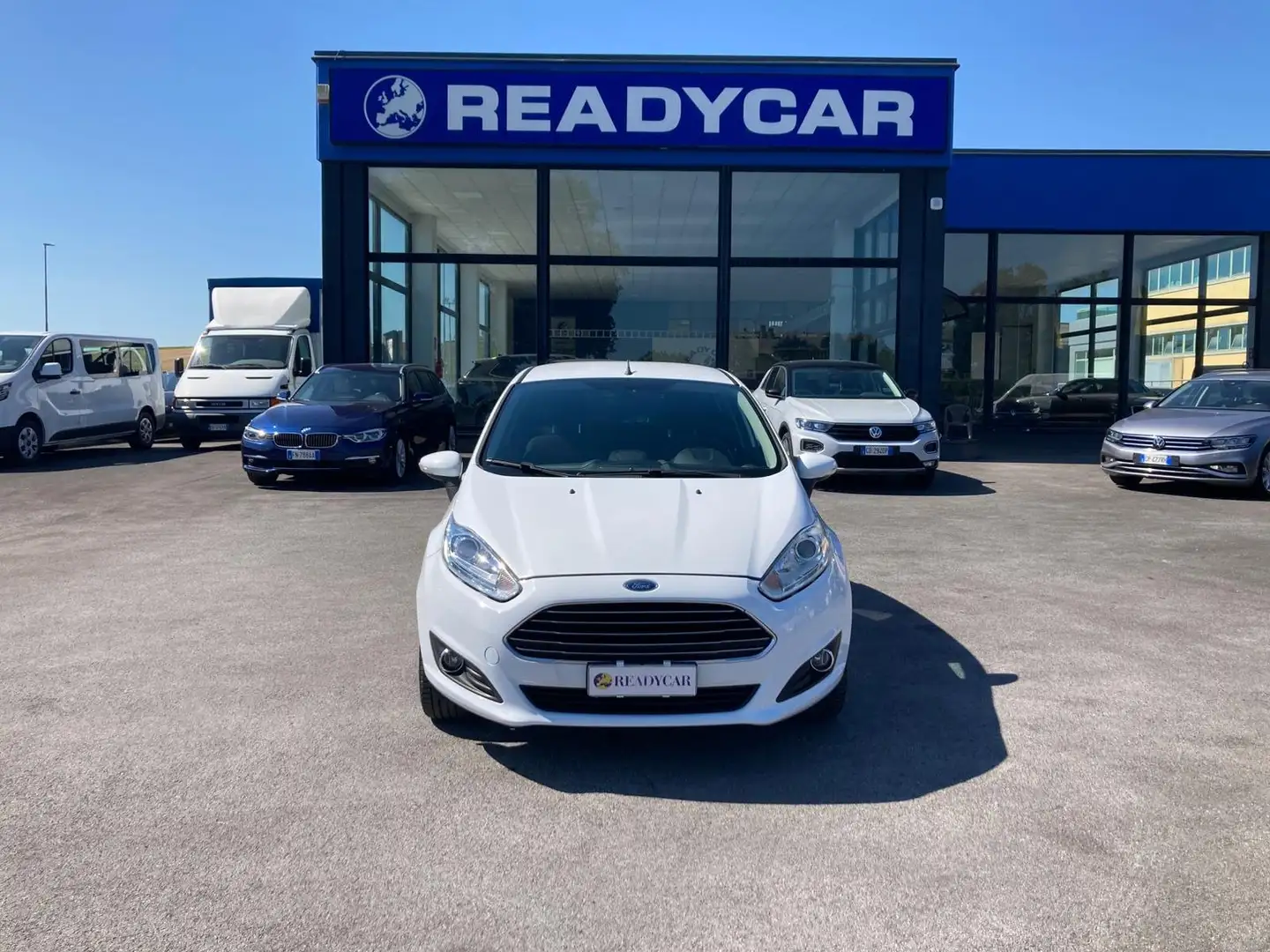 Ford Fiesta VI 2013 5p 1.5 tdci ST-line 75cv Weiß - 1