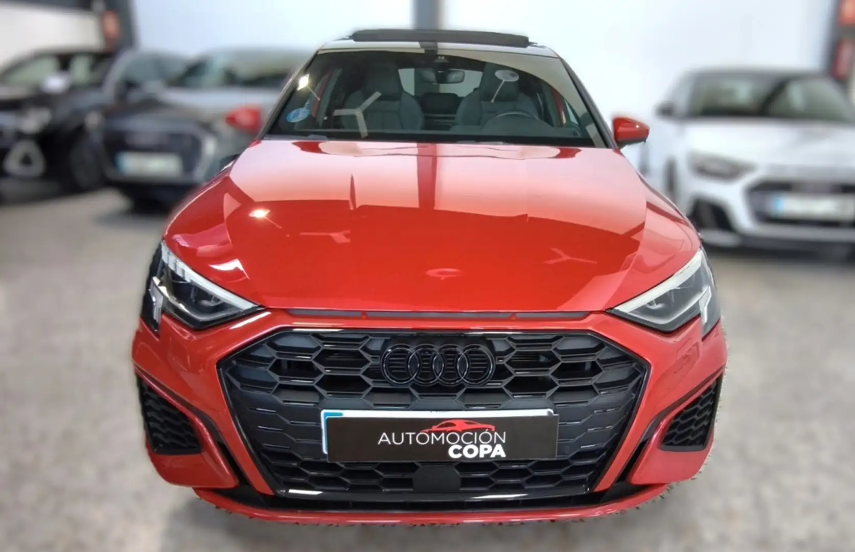 Audi A3 SB 45 TFSIe Competition Black line edition S troni Rouge - 2