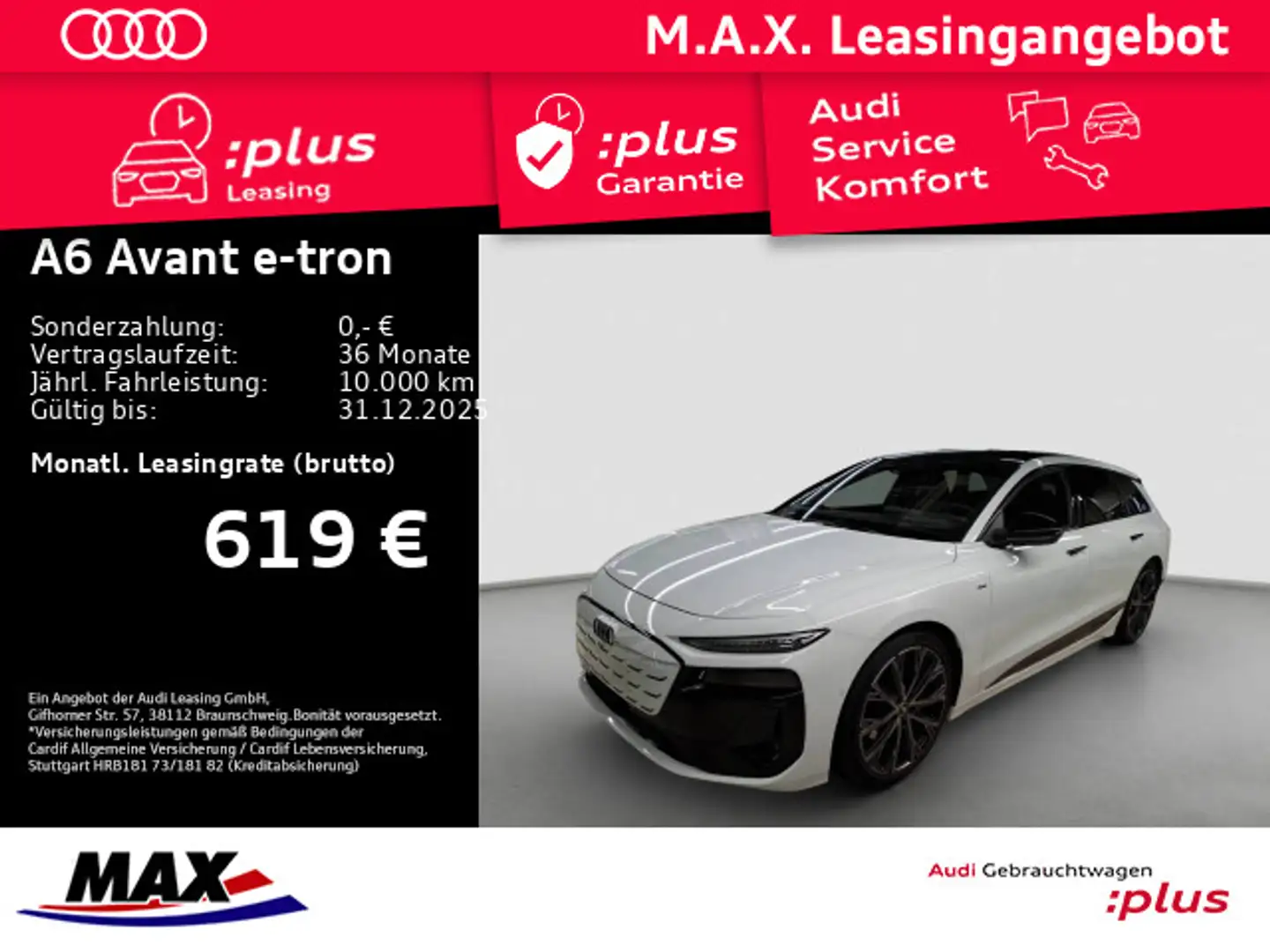 Audi QUATT S LINE MATRIX+AR HUD+AHK++ Weiß - 1