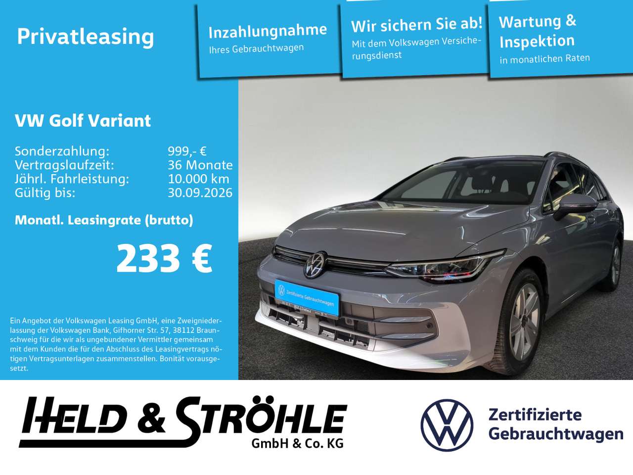 Volkswagen Golf Variant 2025 — 1.5 TSI STANDHZG 4xSHZ LED PDC APP